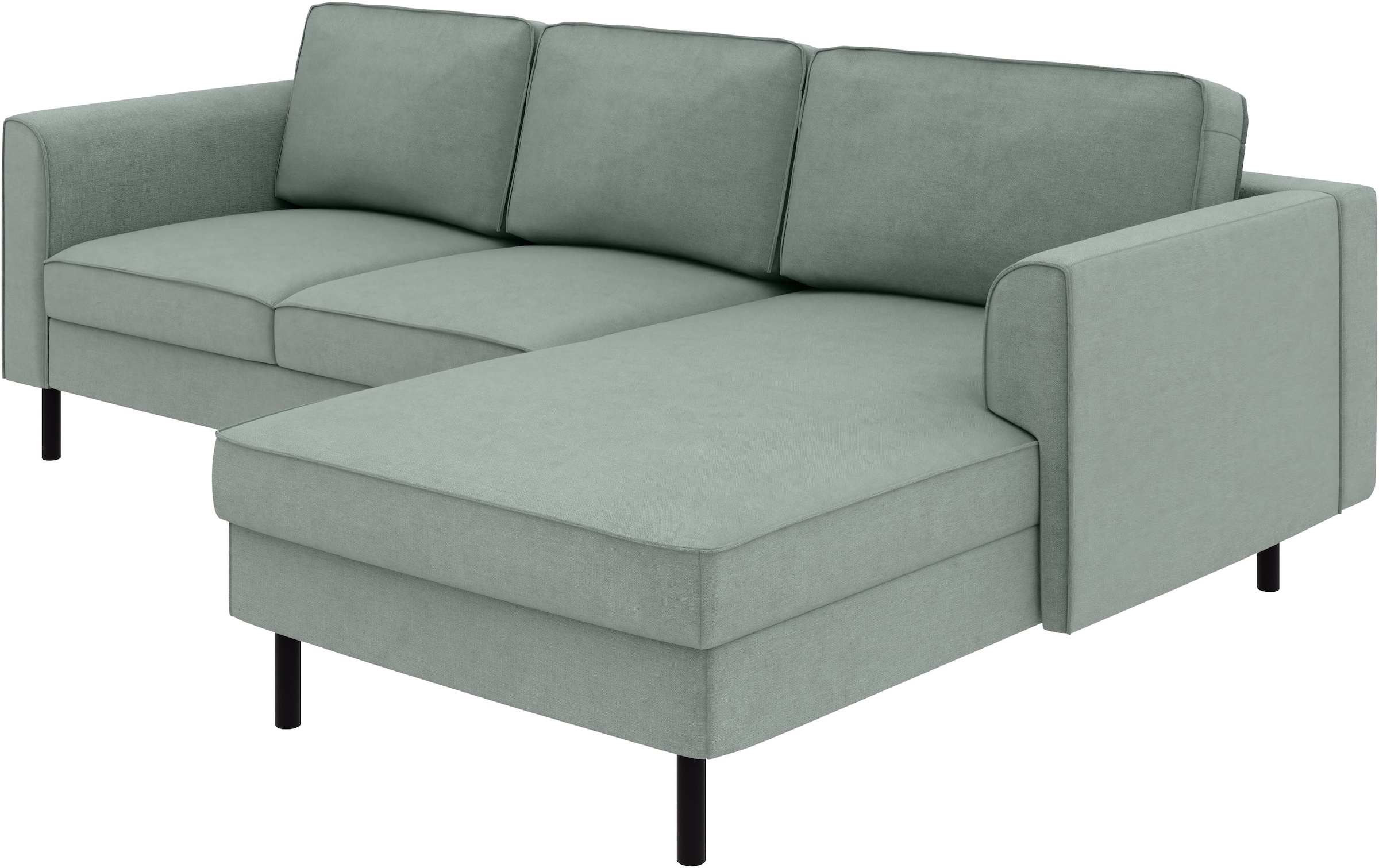 Home affaire Ecksofa »Booster Couch wahlweise mit Schlaffunktion und Bettkasten-auch in Cord«, Recamiere beidseitig montierbar, Sofa in L-Form, 232 cm