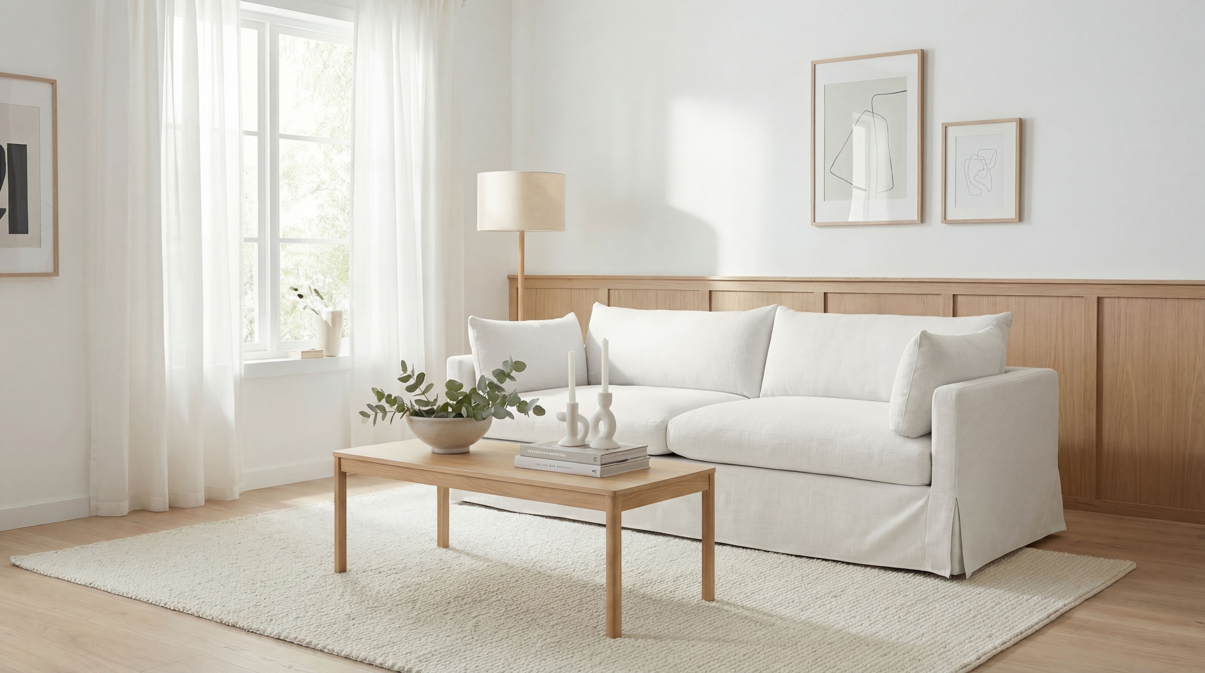 OTTO home 3-Sitzer »Joucas, Hussensofa, Breite 244 cm« extra tiefe Sitzfläche, mit Faserball-Füllung für mehr Sitzkomfort