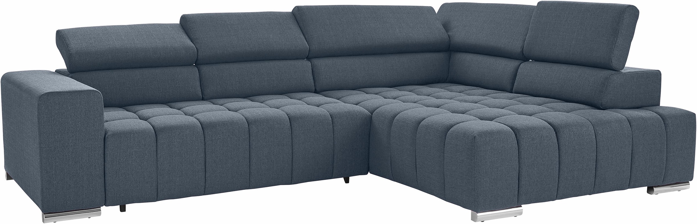 exxpo - sofa fashion Ecksofa »Elias, aktuelle Kreuzsteppung im Sitz, bequem günstig online kaufen
