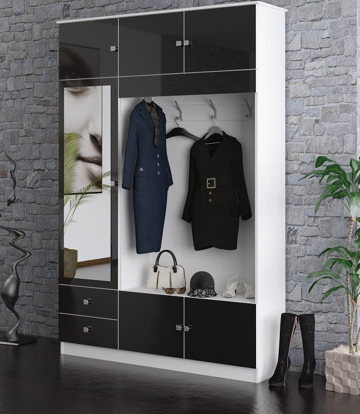 borchardt Möbel Garderobenschrank »Kompakta«, Höhe online 202 cm bestellen