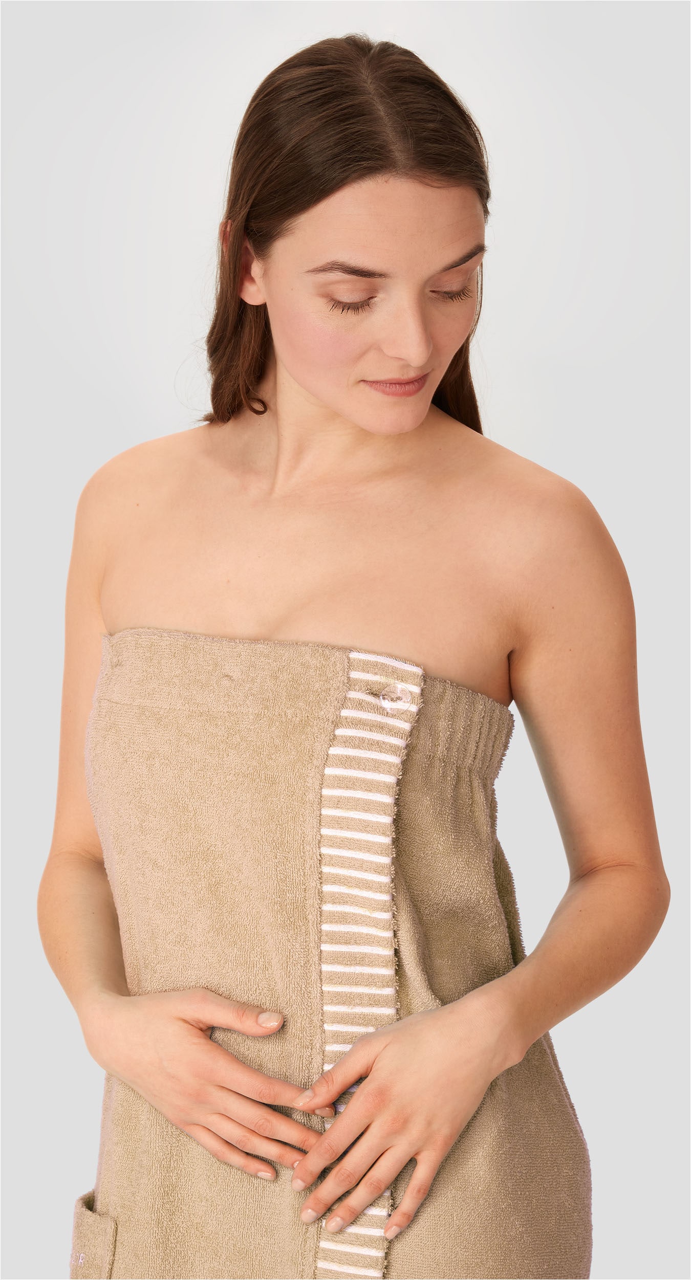 Schiesser Kilt »Rom aus weicher Baumwolle, saugstark und 3-fach weitenverstellbar«, (1 St.), MADE IN GREEN by OEKO-TEX®