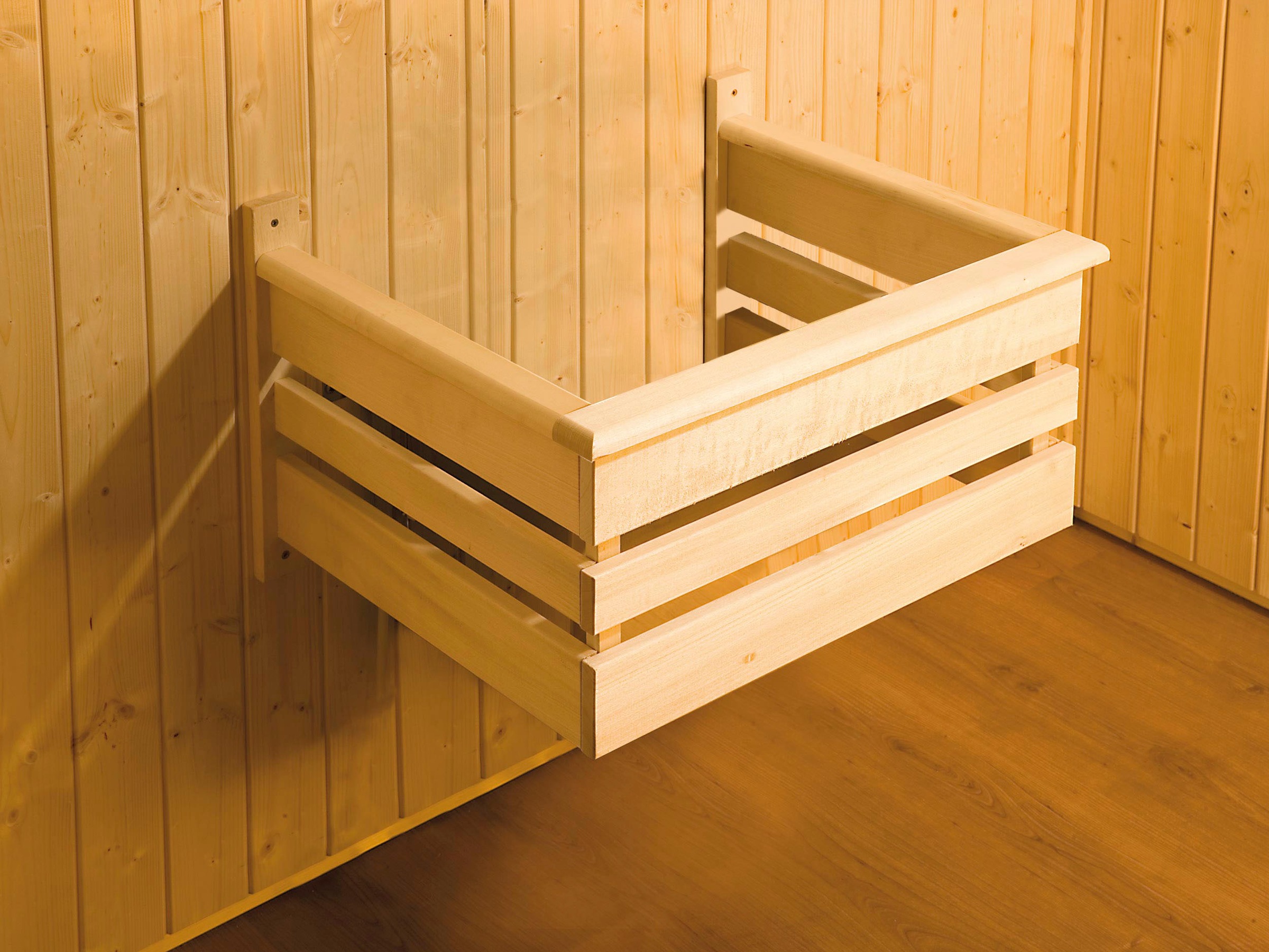 weka Sauna »Halmstad«, 7,5 kW-Ofen mit digitaler Steuerung