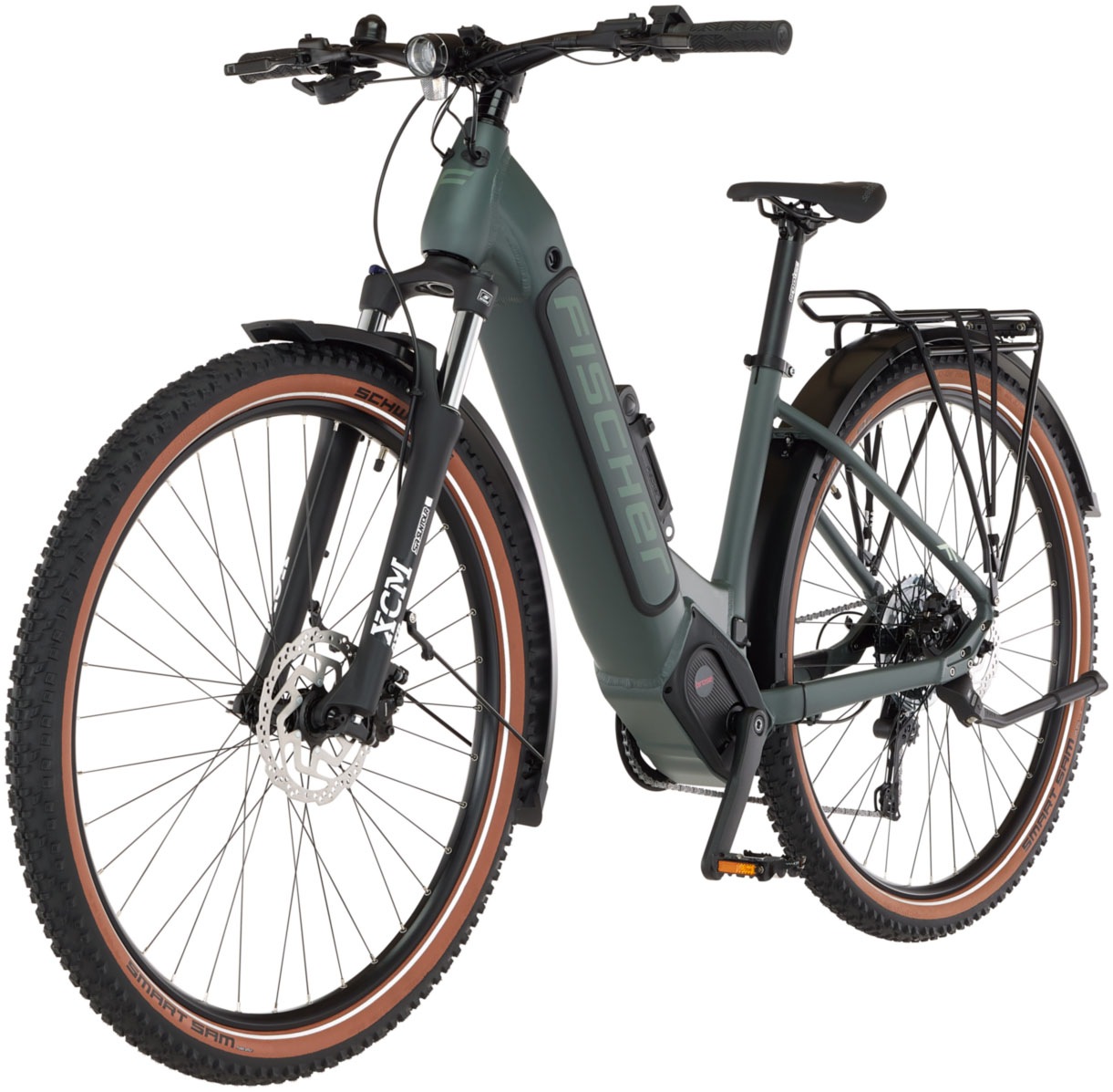 FISCHER Fahrrad E-Bike »TERRA T100 43 711«, 10 Gang, Shimano, Schaltwerk Deore