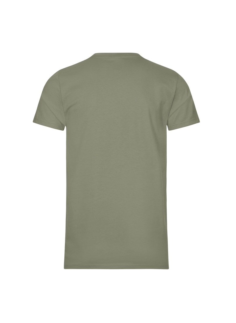 Trigema T-Shirt »TRIGEMA Slim Fit T-Shirt aus DELUXE Baumwolle« 1
