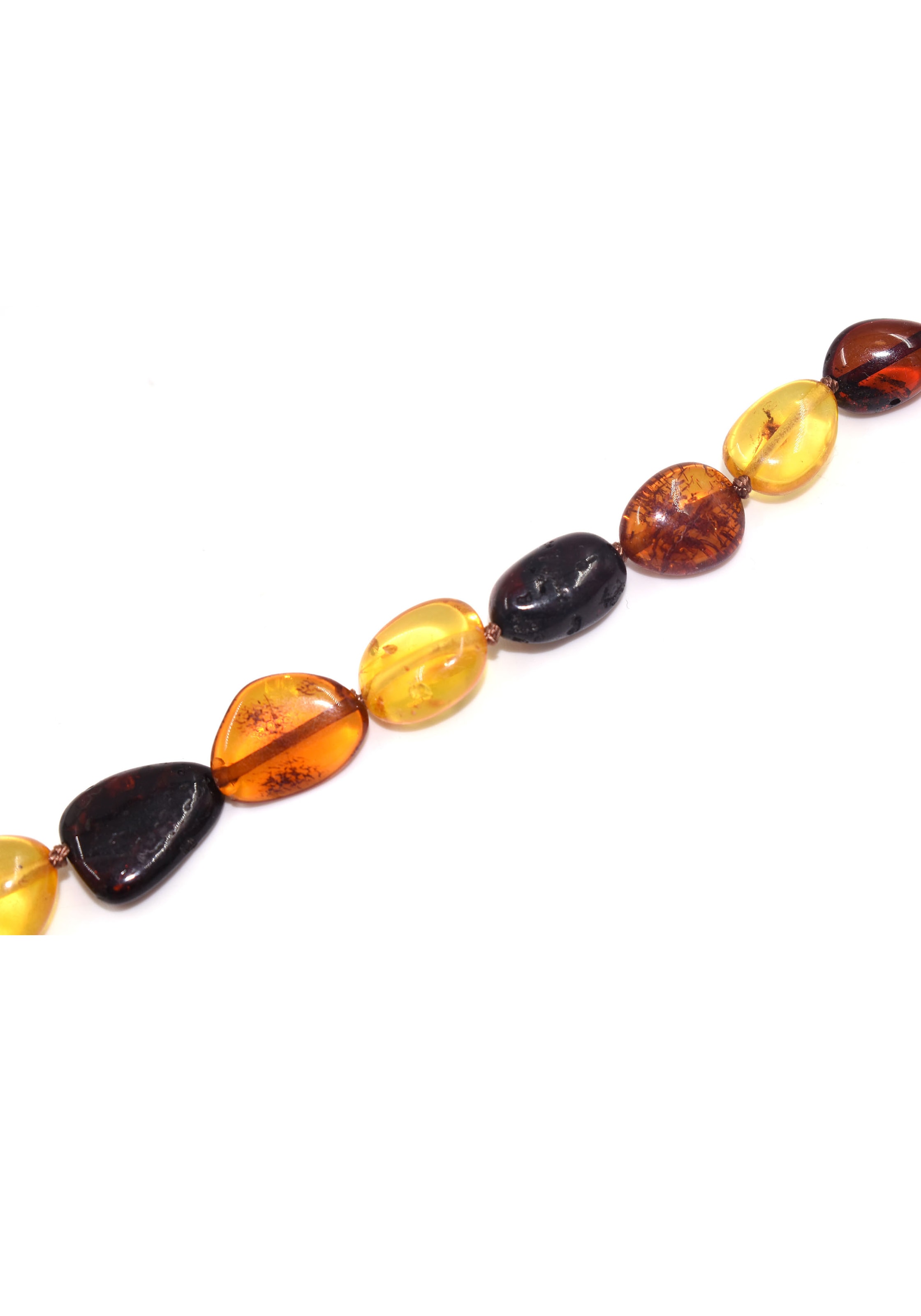 Firetti Collier »Schmuck Geschenk Halsschmuck Halskette Farbstein Edelstein Bernstein«, Made in Germany - mit Bernstein