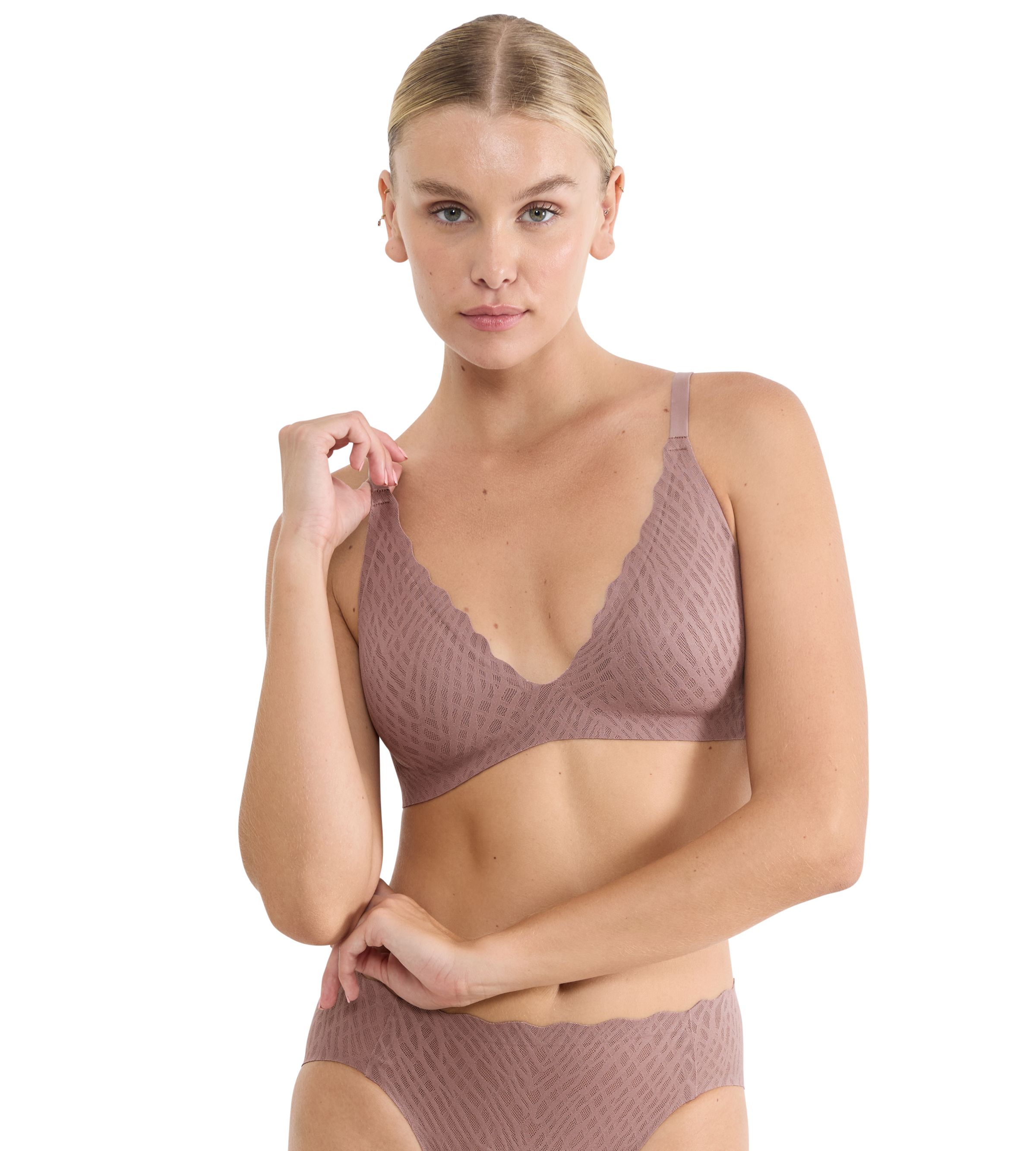 sloggi Bügelloser BH »ZERO Feel Bliss THE UP P Bra« unsichtbar mit Spitzenoptik