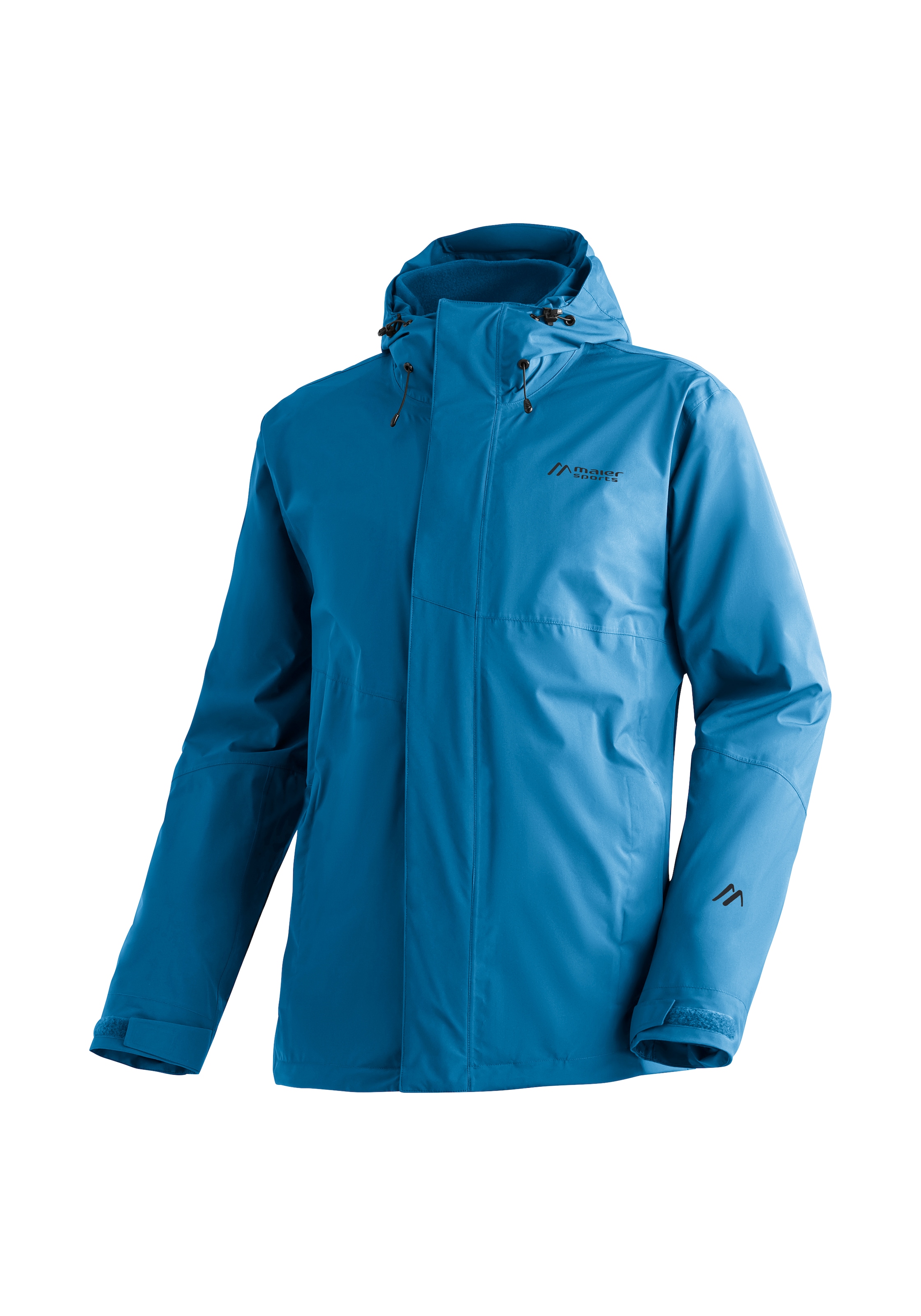 Maier Sports Funktionsjacke »Metor 3in1 M«, Herren 3-in-1 Jacke, Outdoorjacke wind/wasserdicht, RV-Taschen und Kapuze