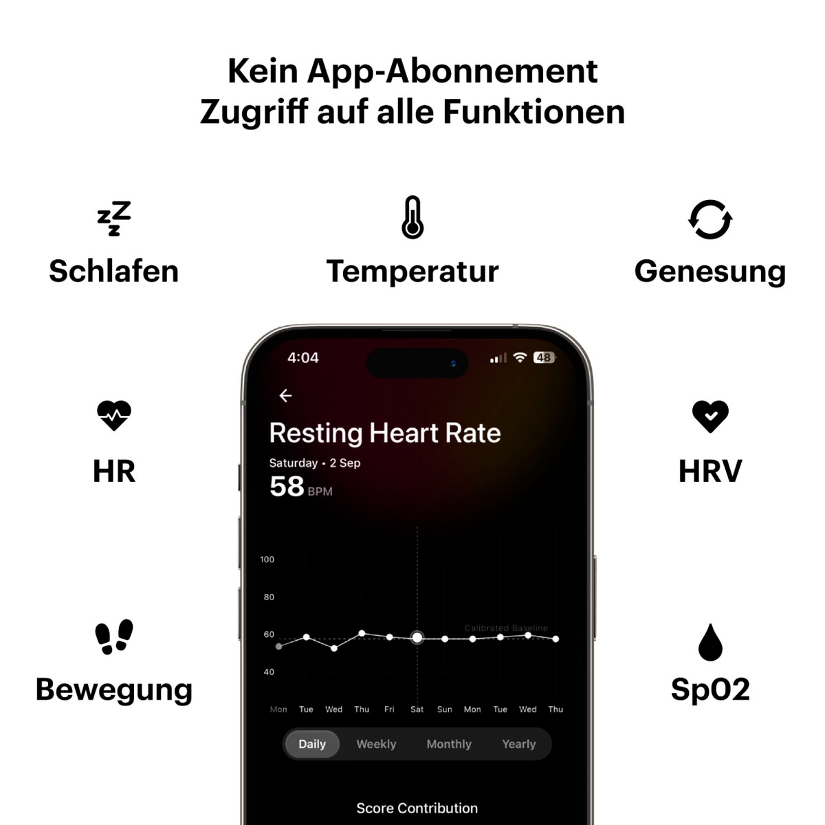 Ultrahuman Activity Tracker »Ring AIR - Größe 9«