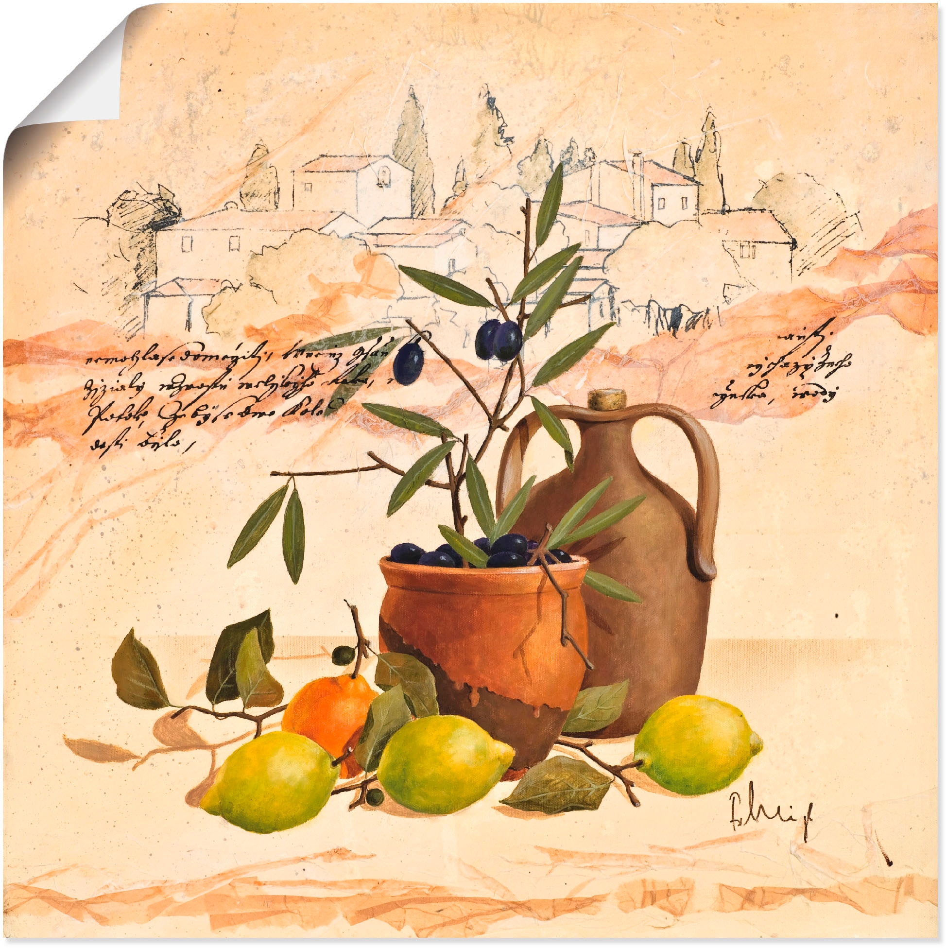 Artland Wandbild »Lavendel Impressionen«, Arrangements, (1 St.), als Leinwa günstig online kaufen