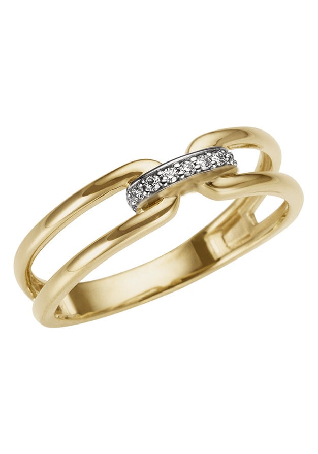 Firetti Diamantring »Schmuck Geschenk, Kettenlied-Optik Form« ovaler bestellen in online