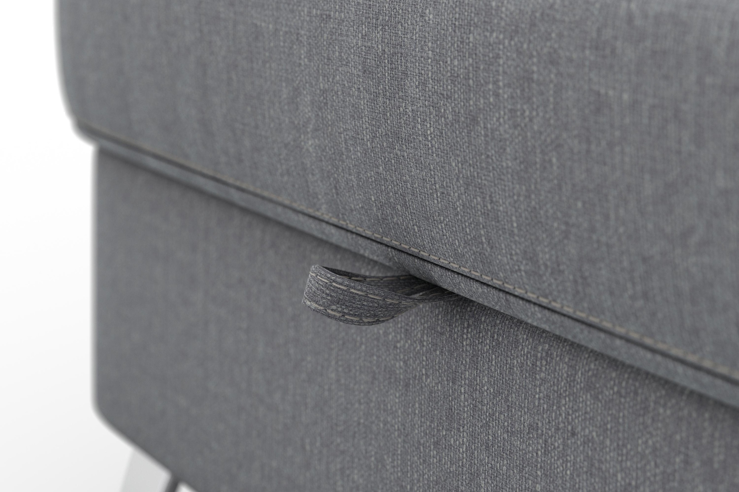 sit&more Ecksofa »Vincenzo L-Form«, inklusive Kopfteilverstellung, wahlweise mit Bettfunktion, Bettkasten