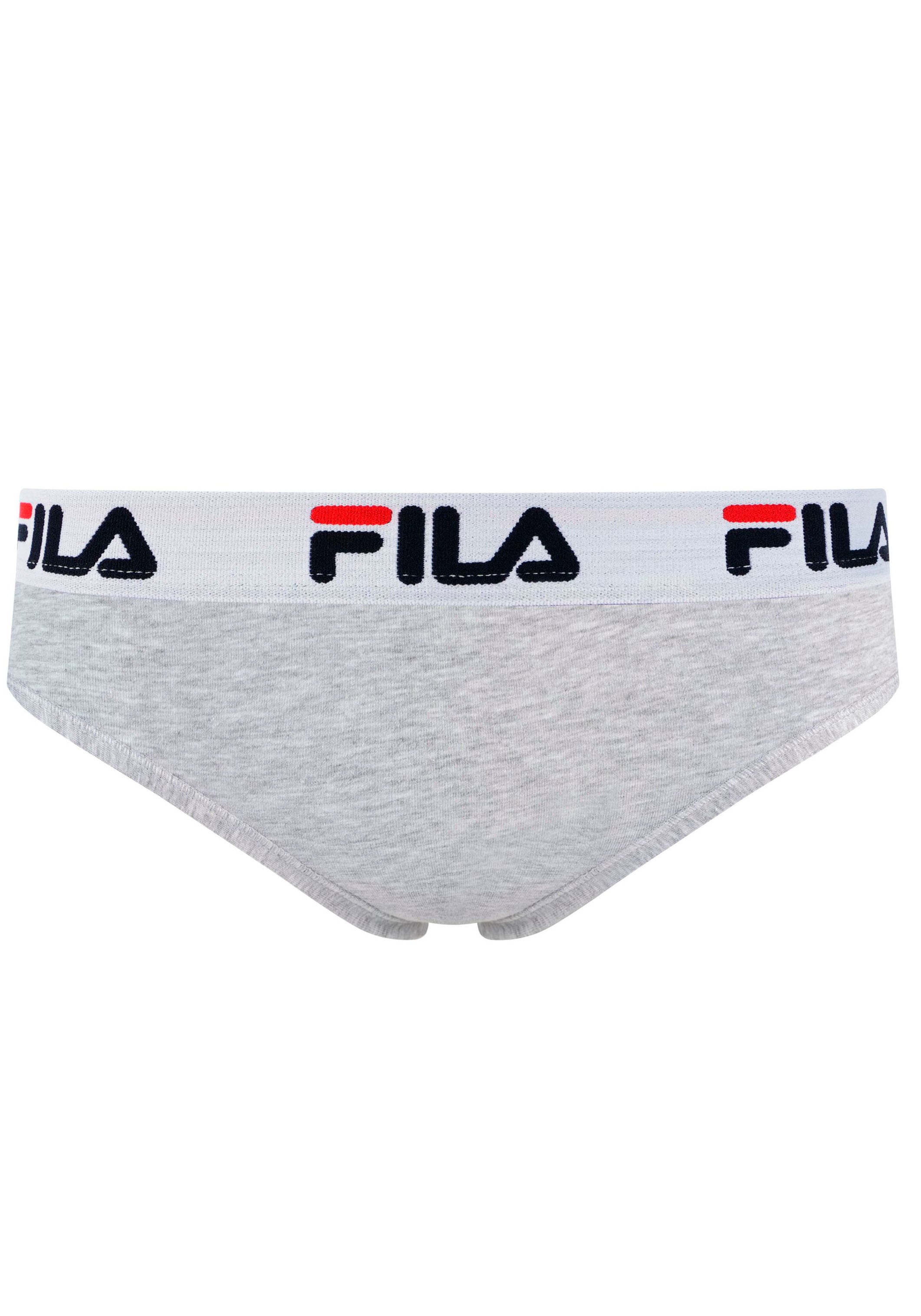 Fila Brasilslip »WOMAN BRAZILIAN SLIP«, (3er Pack), elastischer Logobund