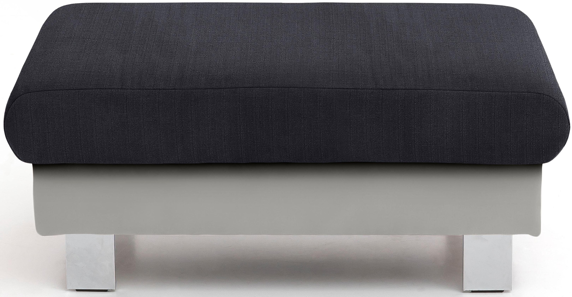 COTTA Polstergarnitur »Komaris«, (Set), Set: bestehend aus Ecksofa und Hocker, Kopfteilverstellung