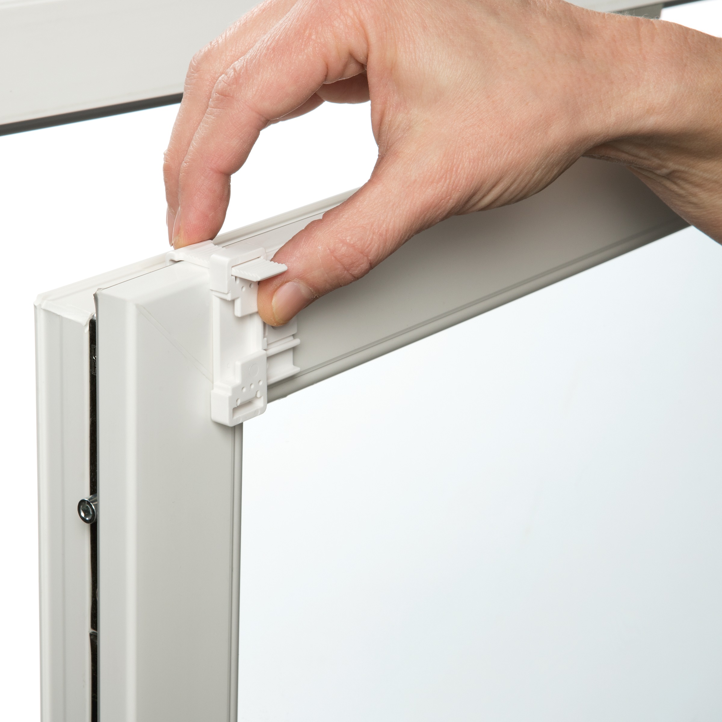 GARDINIA Klebe-/Klemmset »EASYFIX EF-1« für Fenster mit Gummidichtung