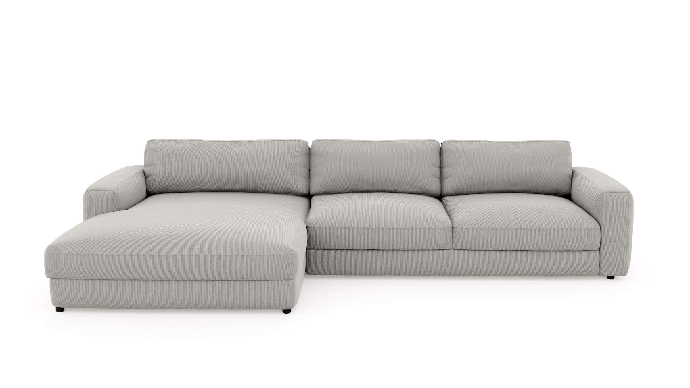 Places of Style Ecksofa "Bloomfield, L-Form", extra tiefe Sitzfläche, wahlw günstig online kaufen