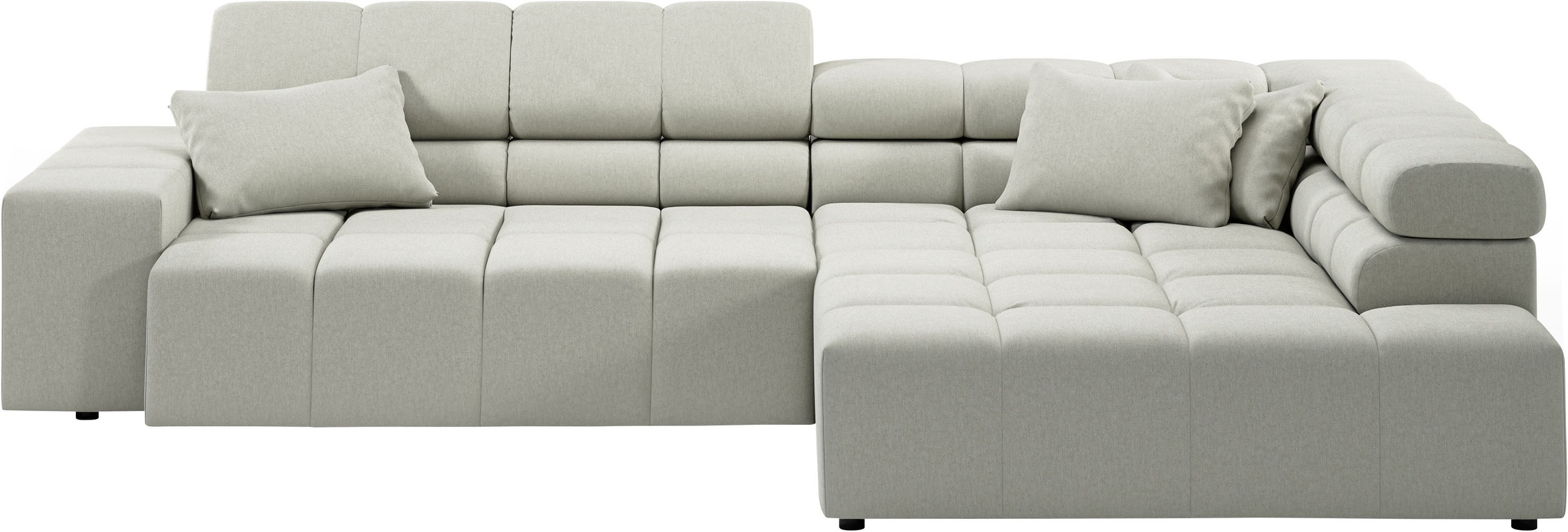 INOSIGN Ecksofa »Ancona incl. Kopfteilverstellung, Breite 319cm, L-Form«, w günstig online kaufen