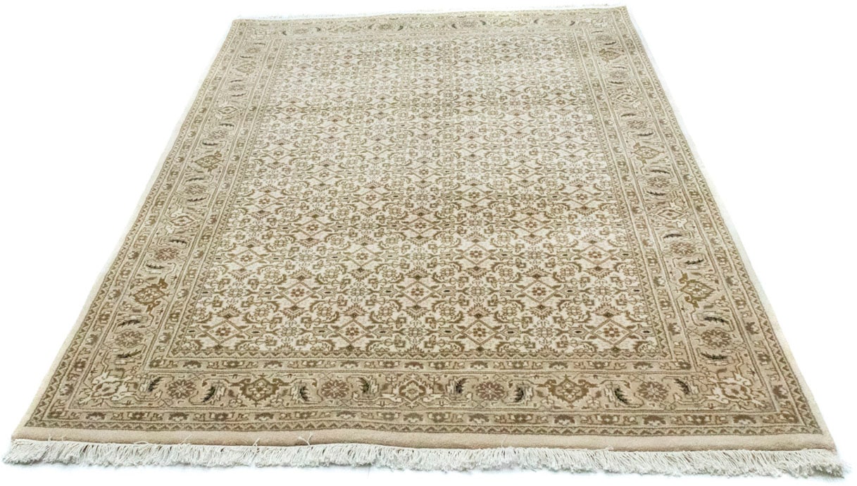 morgenland Wollteppich »Bidjar Stark Gemustert Beige 205 x 142 cm«, rechtec günstig online kaufen