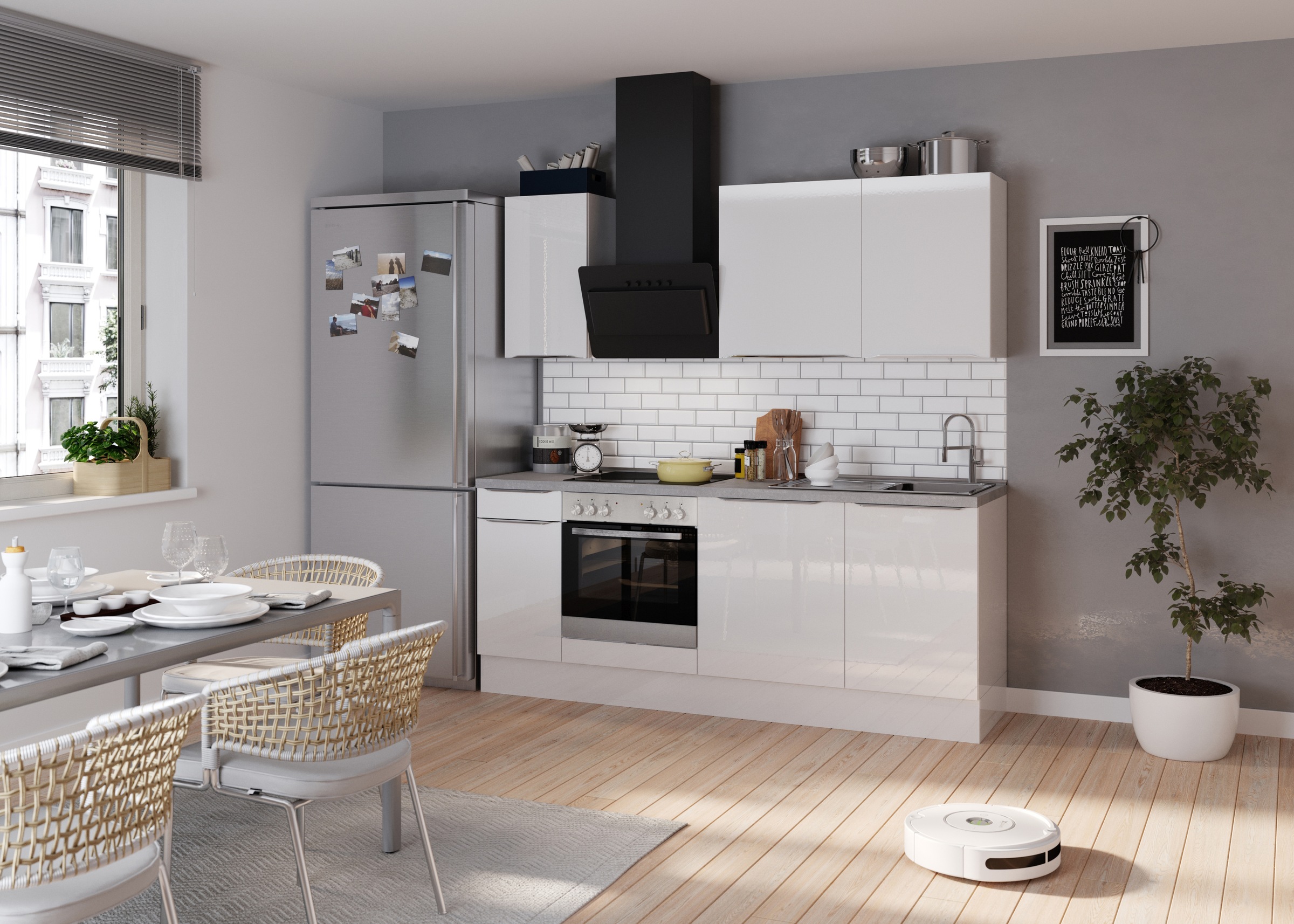 OPTIFIT Küchenzeile »Aken«, ohne E-Geräte, Breite 210 cm online kaufen
