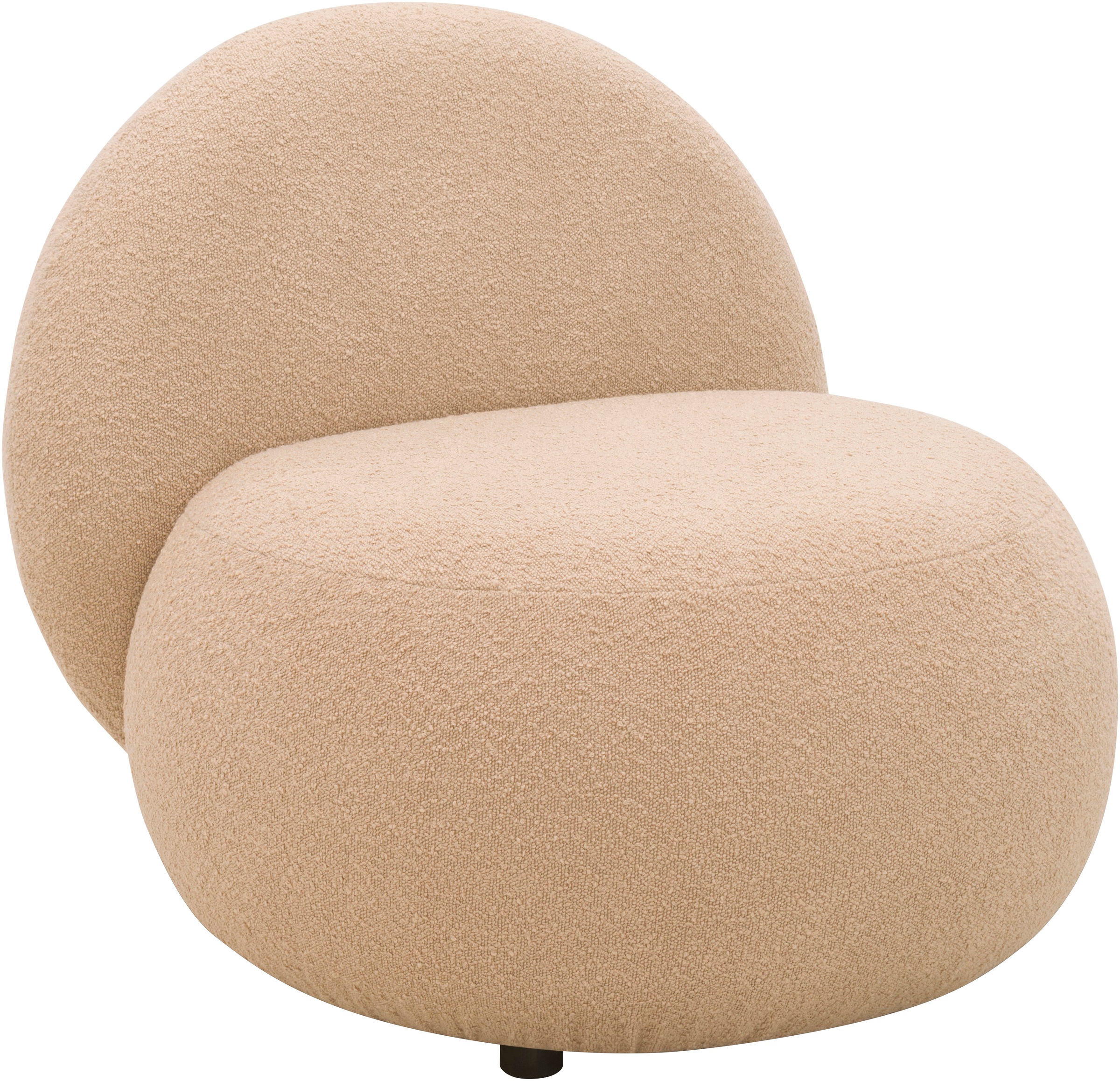 INOSIGN Sessel »Mithras II Cocktailsessel«, Bouclé oder Fellimitat; Lieferzeit nur ca. 2 Wochen