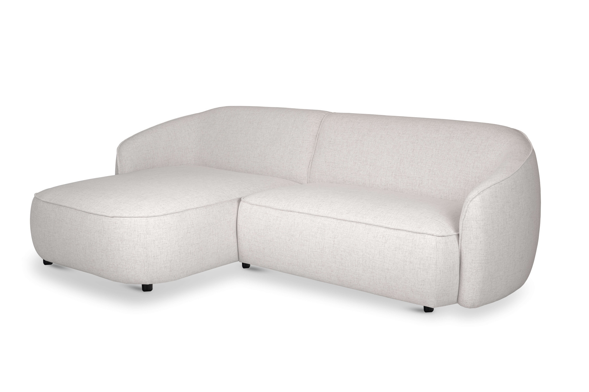 INOSIGN Ecksofa »Cosigo«, Breite 246 cm, 2 Chenille-Stoffe zur Auswahl, mit Kaltschaum