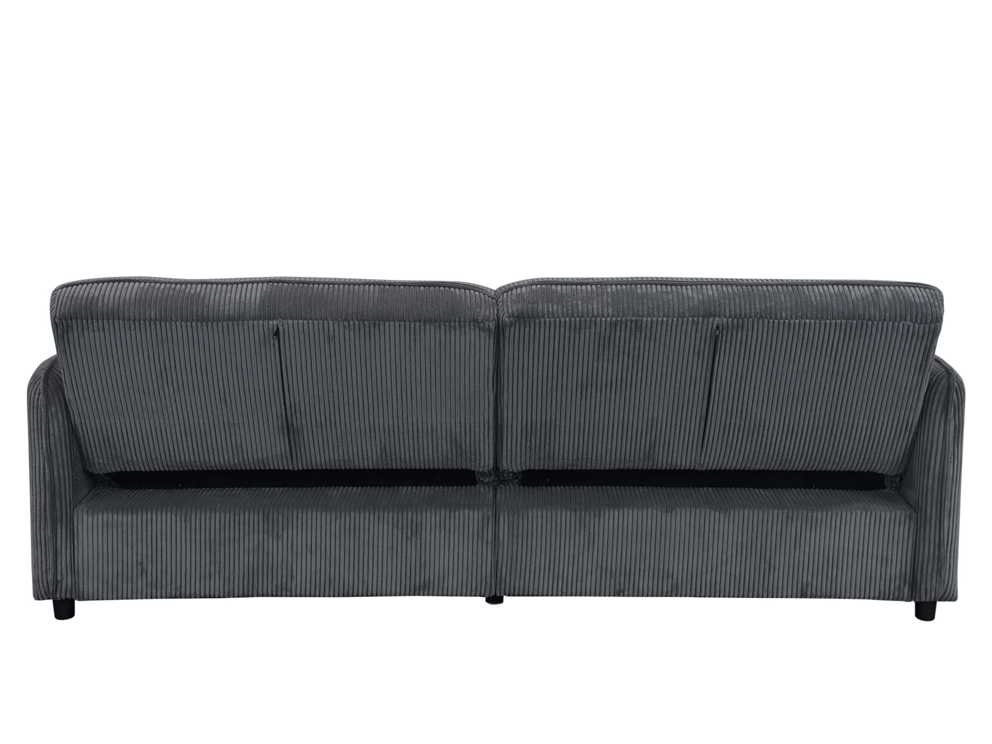 Dorel Home 3-Sitzer »ALICIA Schlafsofa 209 cm«, Bettfunktion (110/190cm), verstellbare Rückenlehne, Cord, Velours