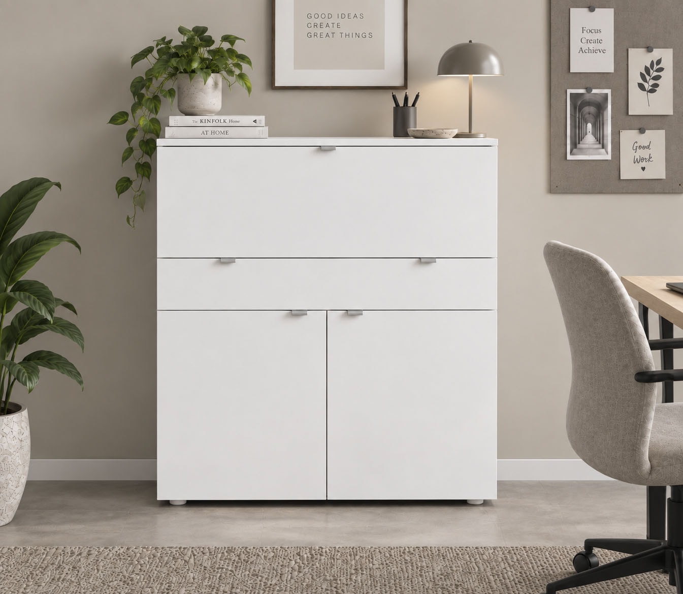 borchardt Möbel Sekretär »Dolly« platzsparend, Home-Office-Schreibtisch, Breite 110 cm, Made in Germany