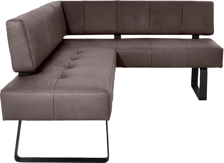 K+W Komfort & Wohnen Eckbank »Spider II«, Sitzsteppung, bequem durch Sandwichbauweise, 2 Stellmaße