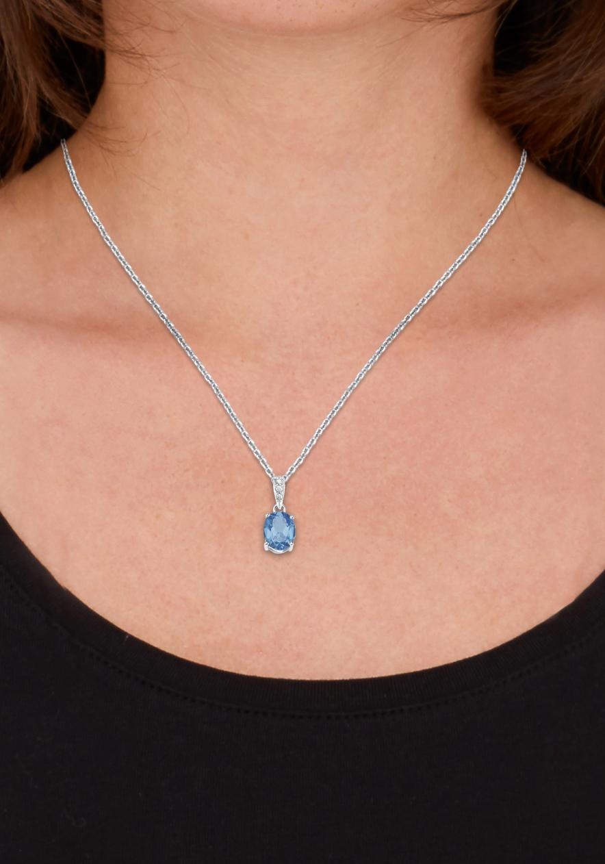 Amor Kette mit Anhänger »2022073« mit Spinell (synth.), Zirkonia (synth.)