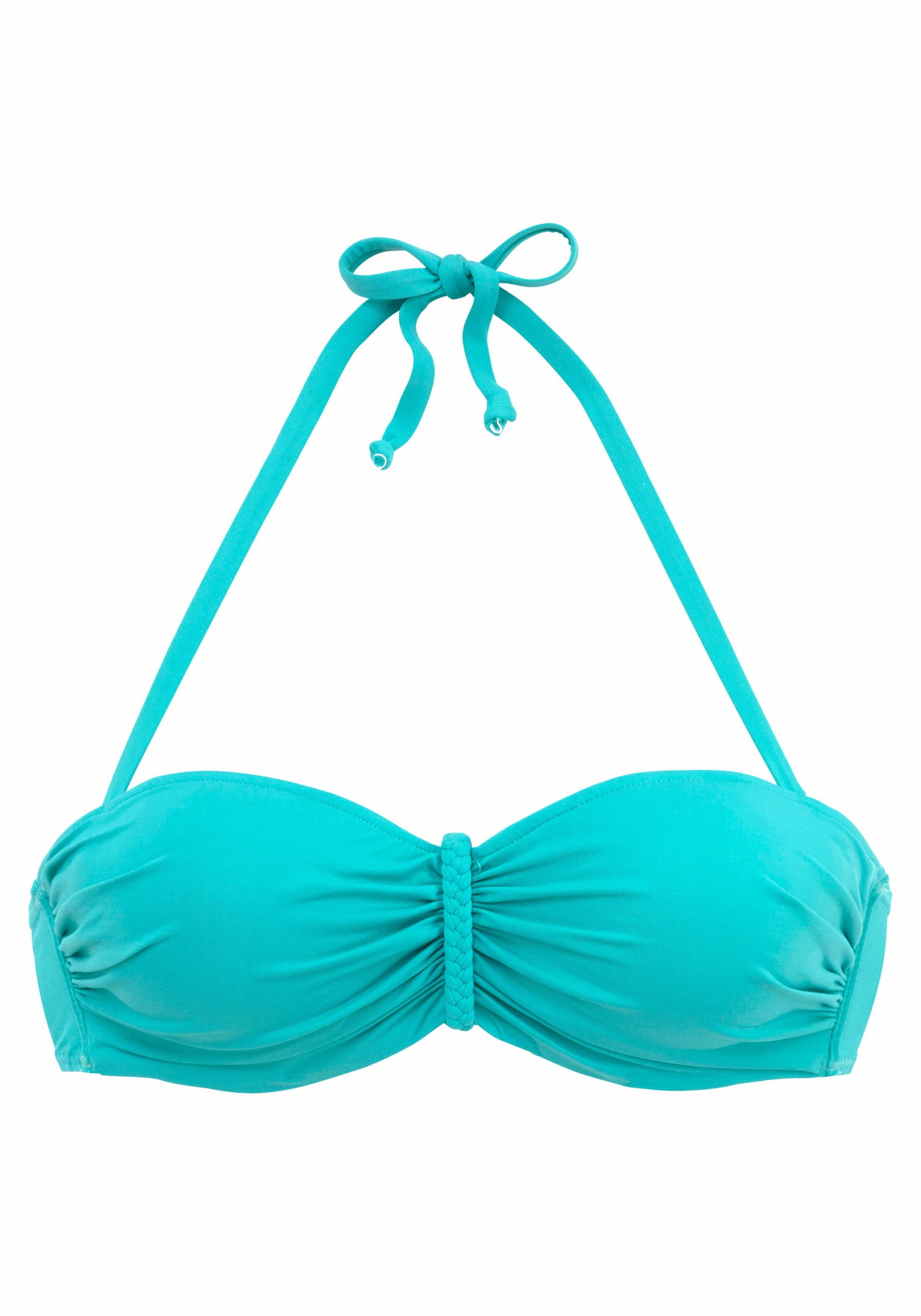 bestellen geflochtenem mit jetzt Bügel-Bandeau-Bikini-Top »Happy«, Buffalo Detail