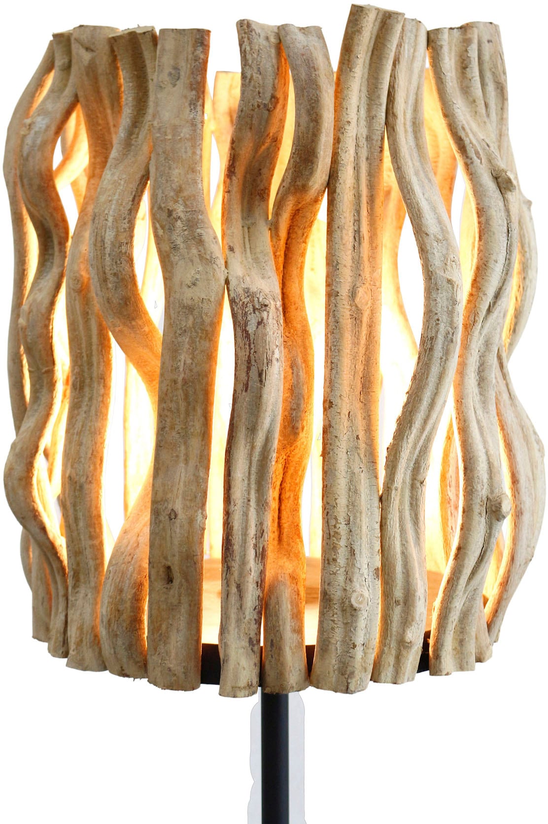 SalesFever Stehlampe »Walt« E27 1 Stk. handgefertigt, in Fackeloptik