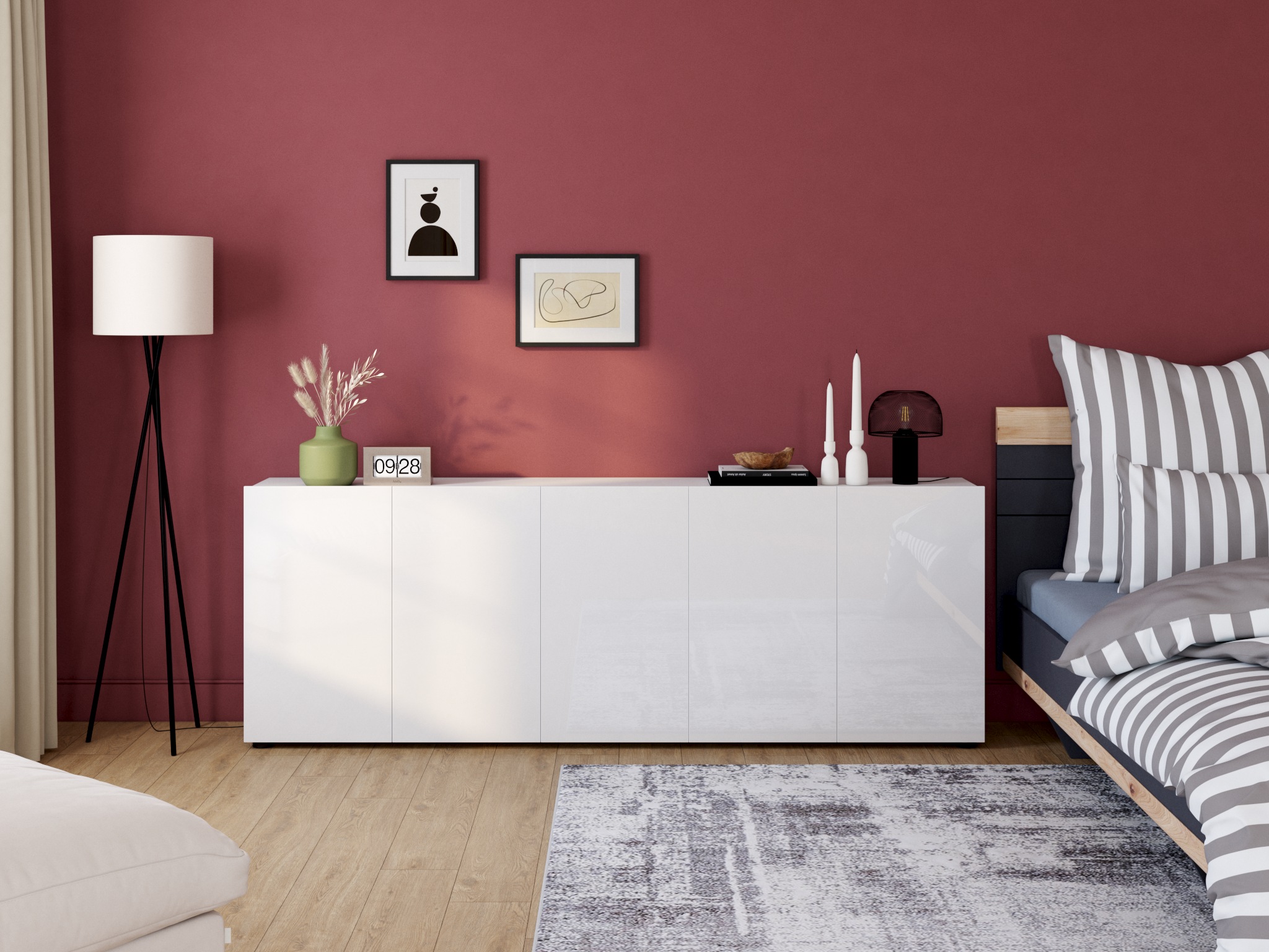 OTTO home Wendebettwäsche »Greta« 2 tlg. Bettwäsche mit Streifen in verschiedenen Qualitäten, ab 135x200 cm