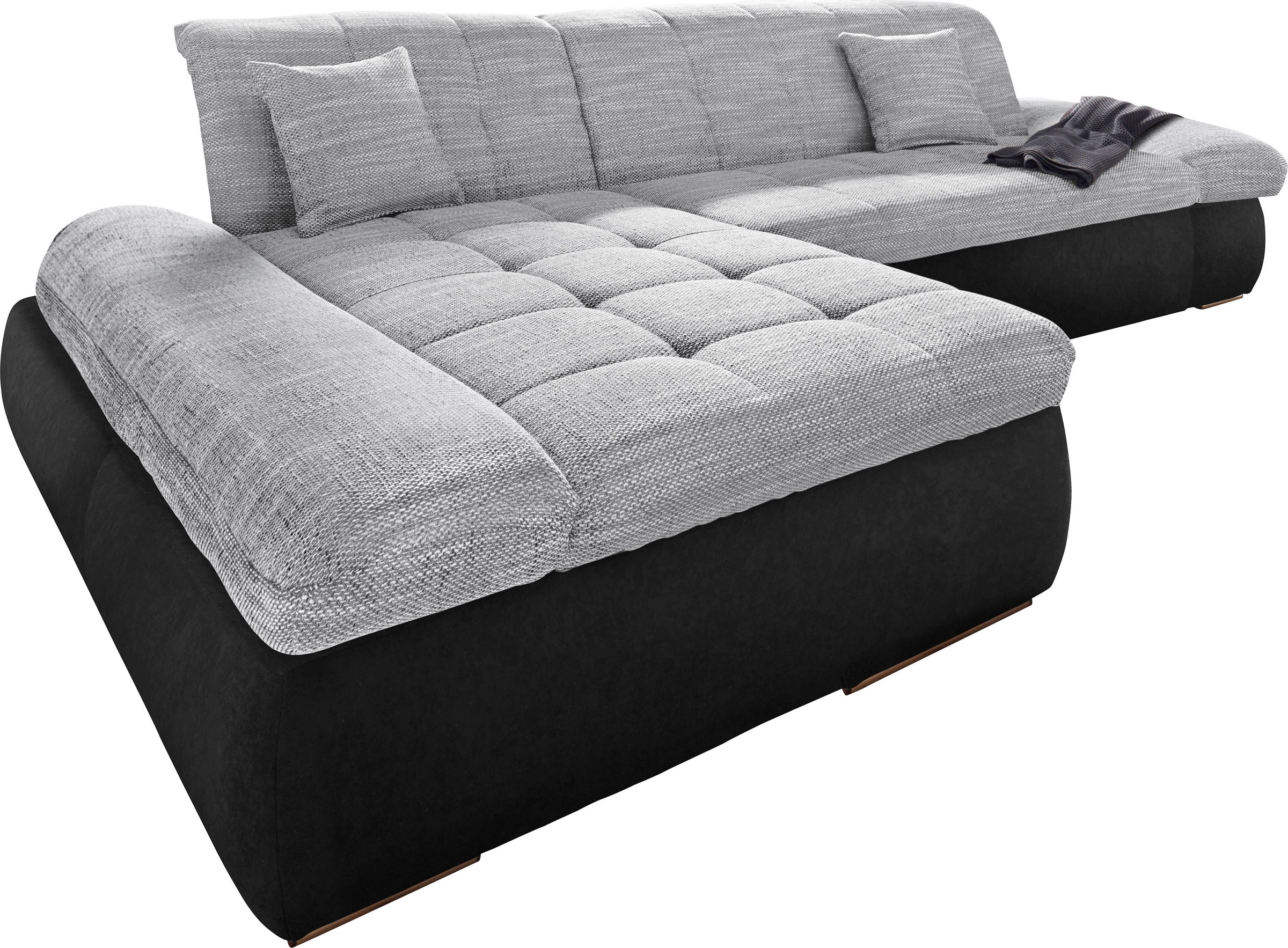 DOMO collection Ecksofa »PB Moric wahlweise mit Bettfunktion + Armteilverst günstig online kaufen