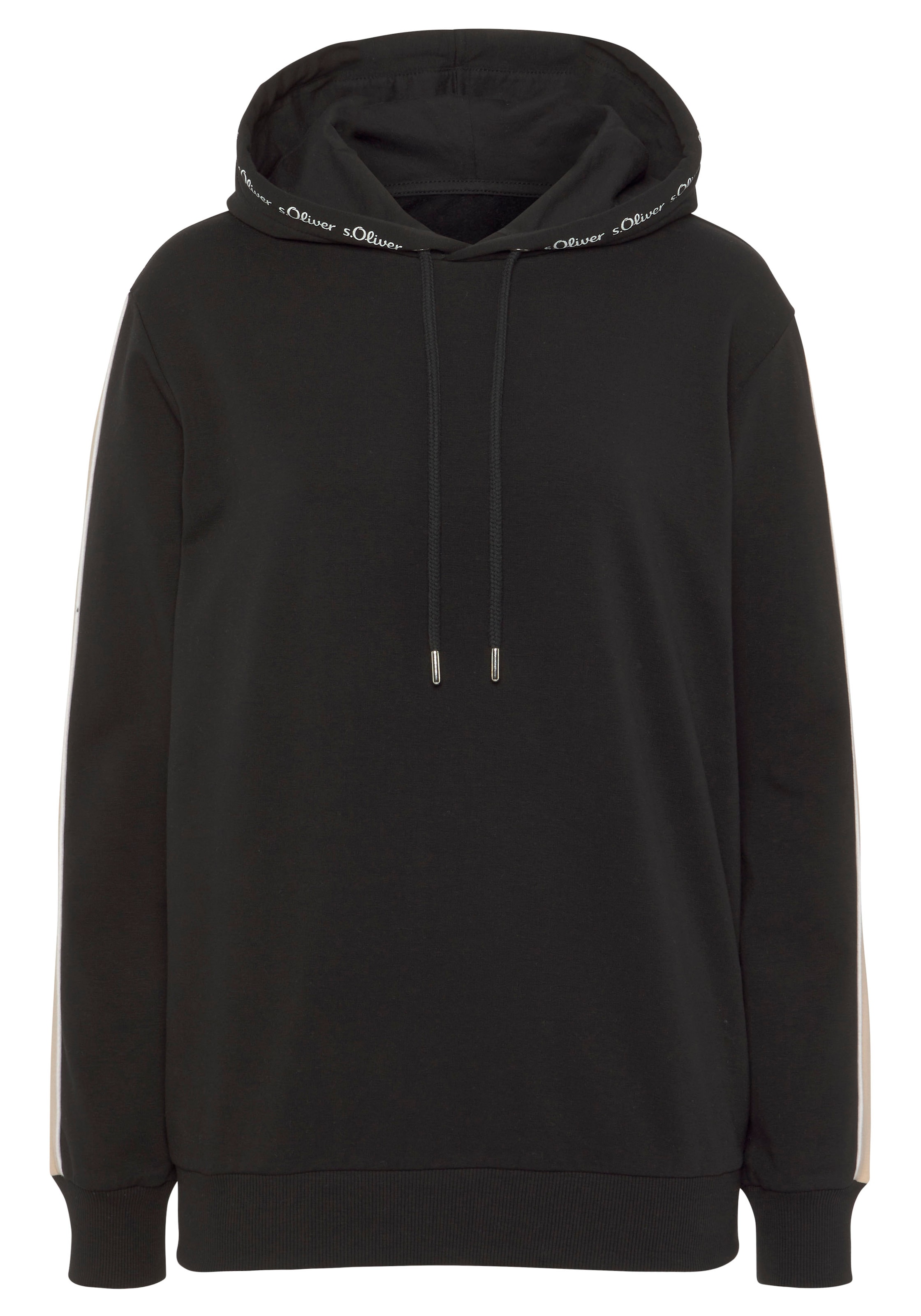 s.Oliver Hoodie, mit Kontrast Einsätzen, Loungewear