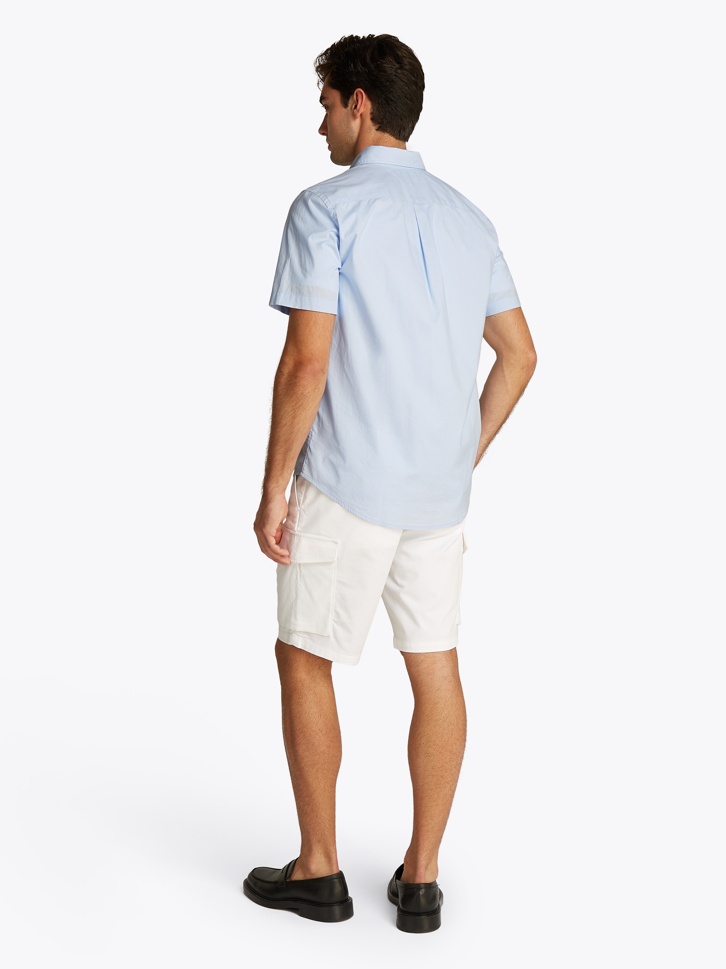 Tommy Hilfiger Kurzarmhemd »FLEX POPLIN SOLID S/S SHIRT«
