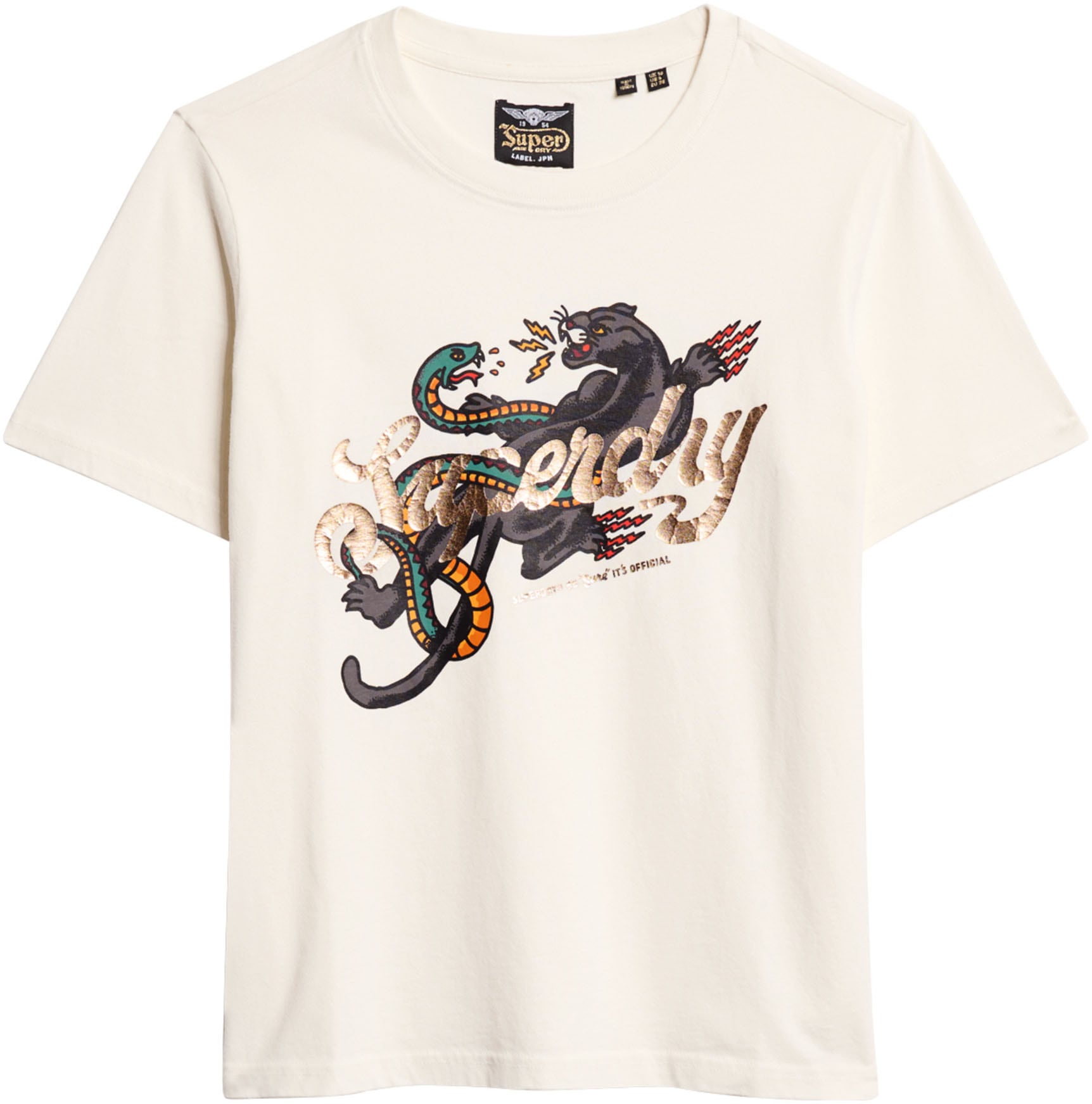 Superdry Print-Shirt »Tattoo Script Relaxed Tshirt«