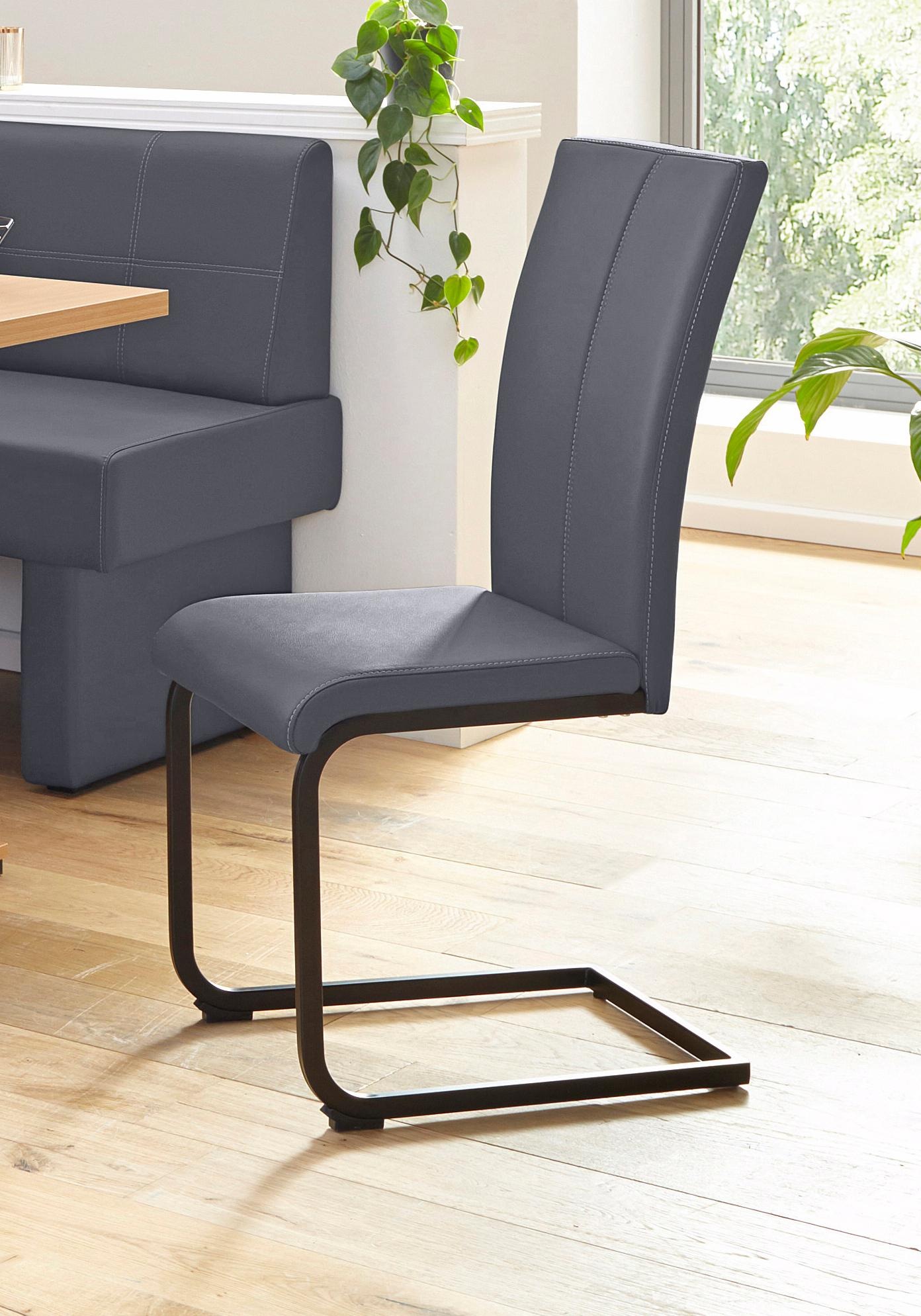 Home affaire Freischwinger »Nils«, (Set), 2 St., Kunstleder, Stuhl belastba günstig online kaufen