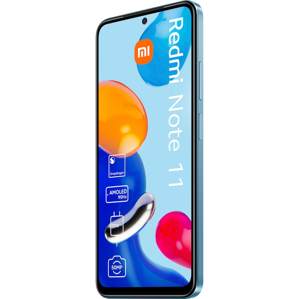 Xiaomi Smartphone »Redmi Note 11«, Star Blue, 16,33 cm/6,43 Zoll, 64 GB Speicherplatz, 50 MP Kamera