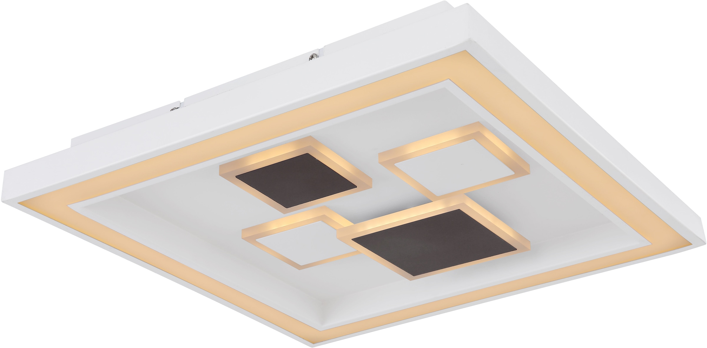 GLOBO LIGHTING LED Deckenleuchte »NOLO«, Leuchtmittel LED-Modul | LED fest integriert, Deckenlampe/Farben: rot-grün-blau/Wohnzimmer/Schlafzimmer