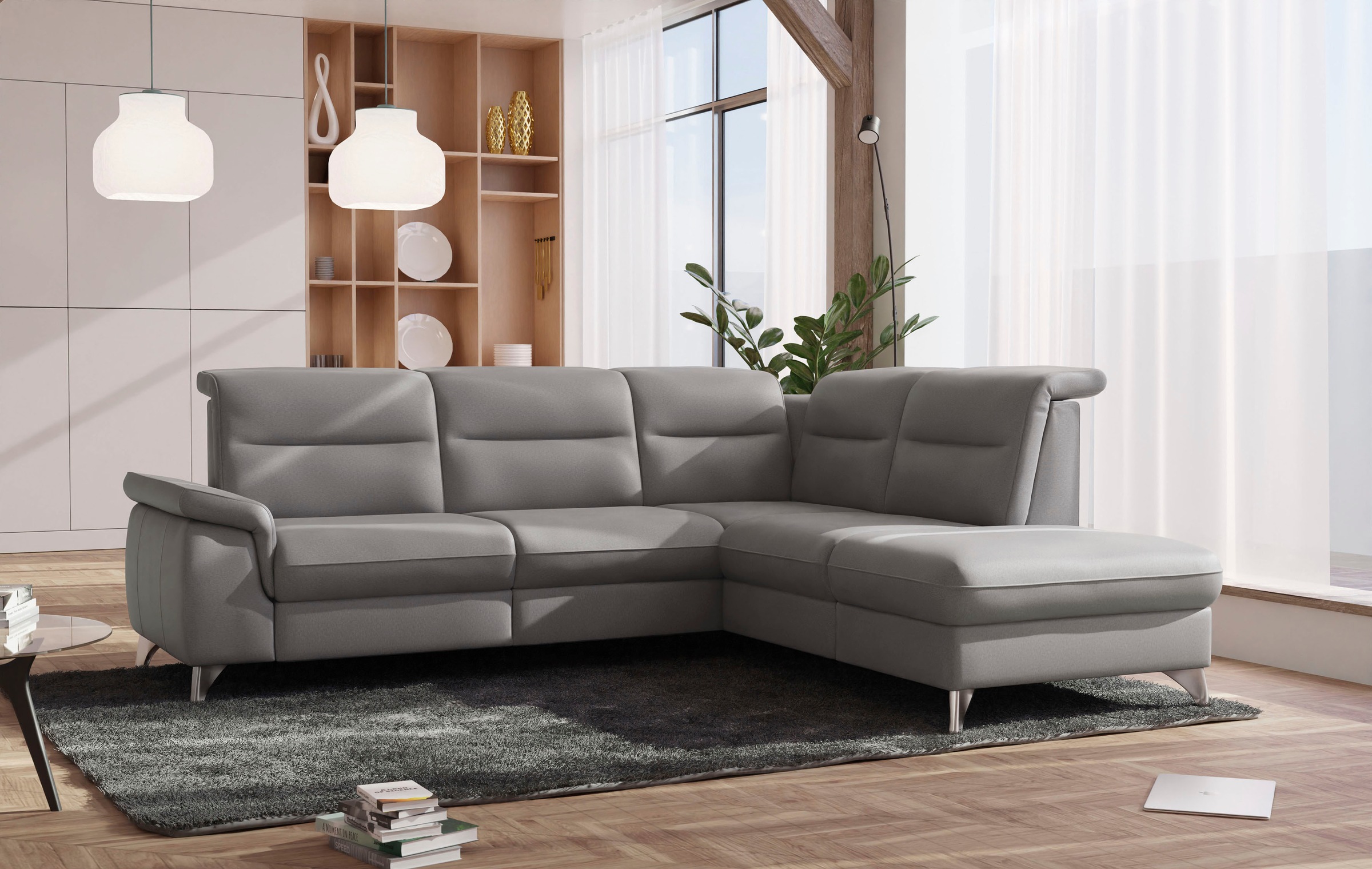 sit&more Ecksofa »Astoria L-Form«, wahlweise mit motorischer Relaxfunktion günstig online kaufen