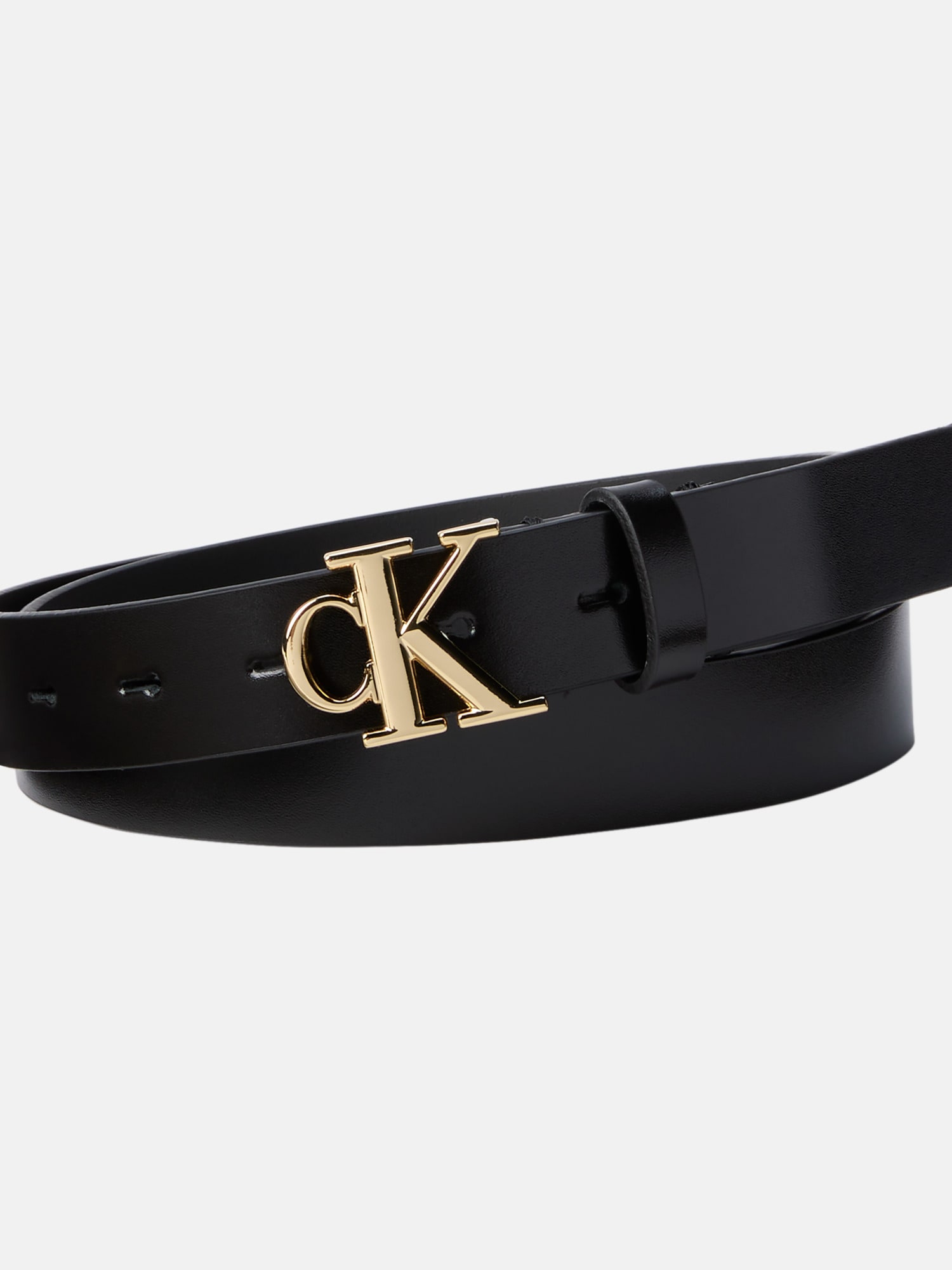 Calvin Klein Jeans Ledergürtel »Monogram Plaque Buckle 25MM«