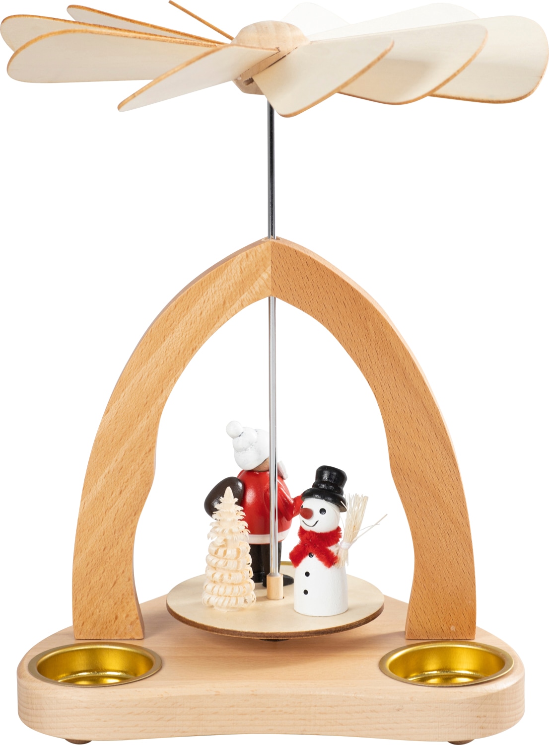 SAICO Original Weihnachtspyramide »Tischpyramide, Weihnachtsmann und Schnee günstig online kaufen