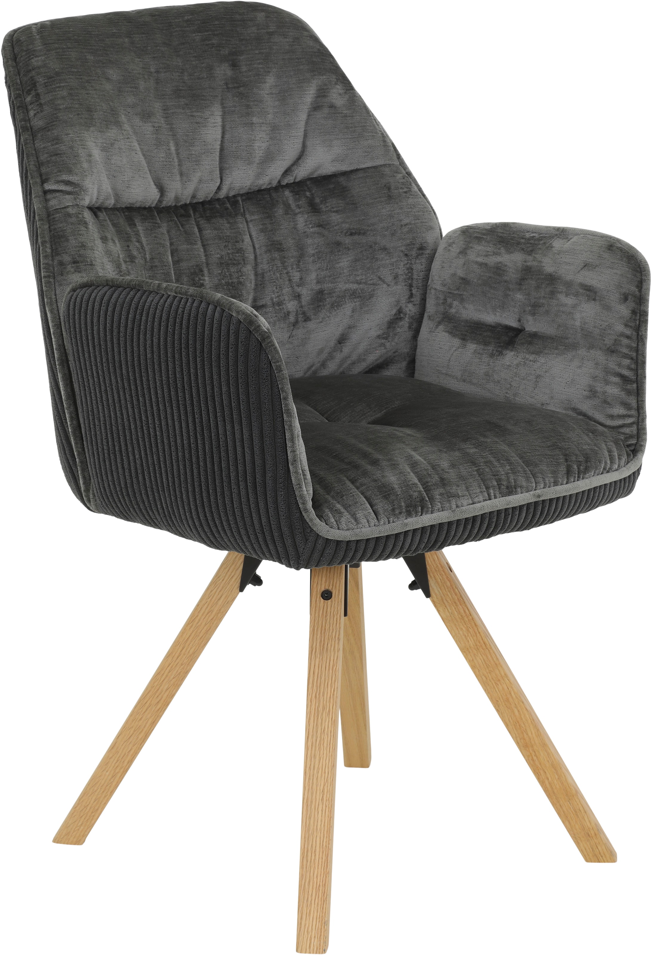 HELA Esszimmerstuhl »BEATRIX«, 2er-Set, Auto-Return 270°, Gestell Massivholz