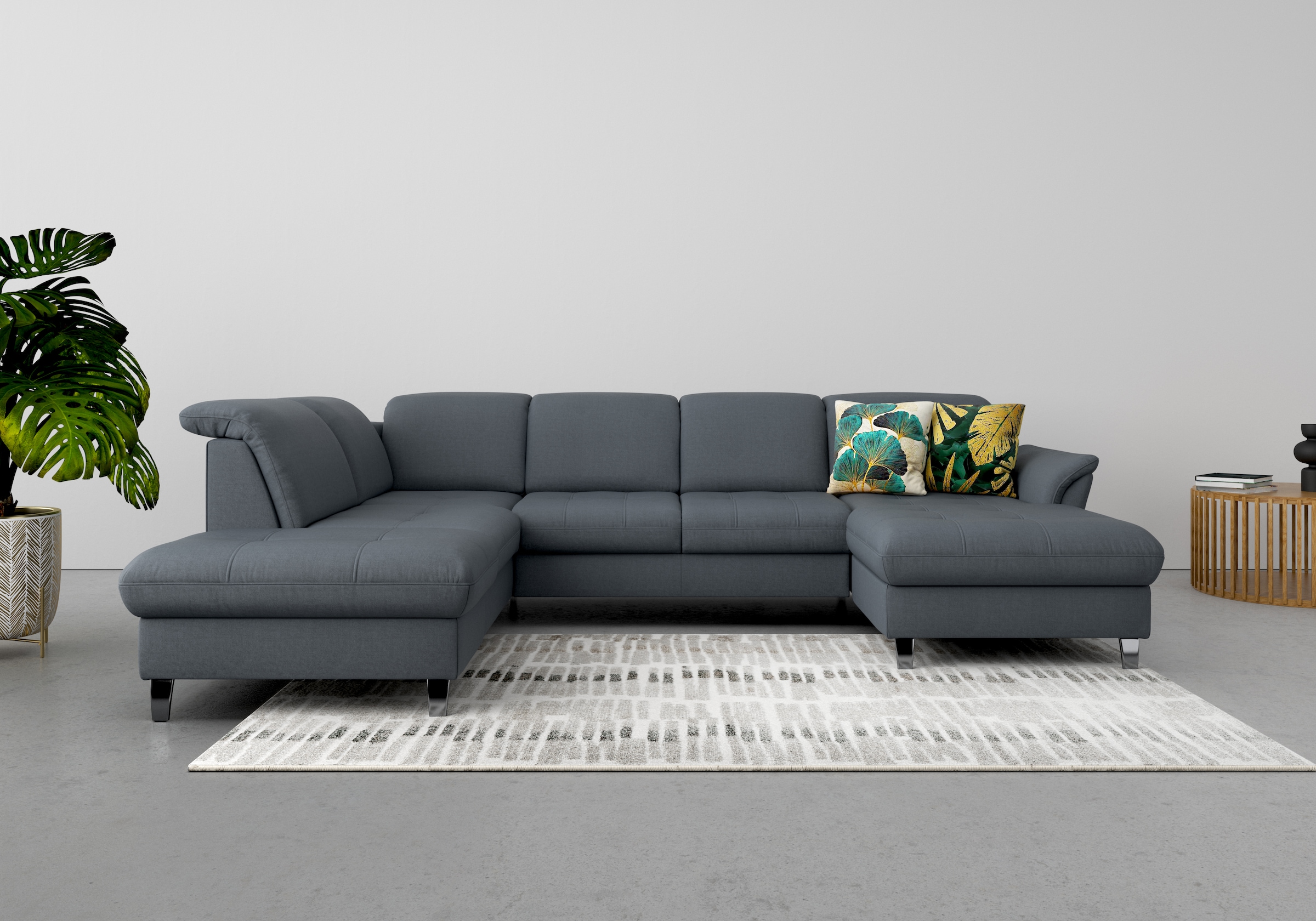 sit&more Wohnlandschaft »Maggiore U-Form« wahlweise mit Kopfteilverstellung günstig online kaufen