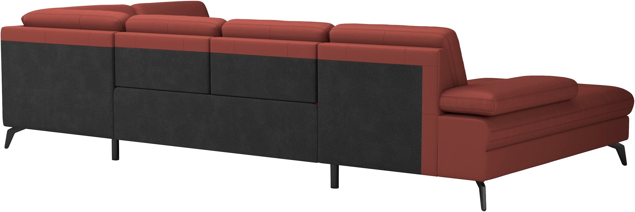 sit&more Wohnlandschaft »Morris U-Form, inkl. Sitztiefenverstellung«, wahlweise mit Armteilverstellung, Bettfunktion & Bettkasten