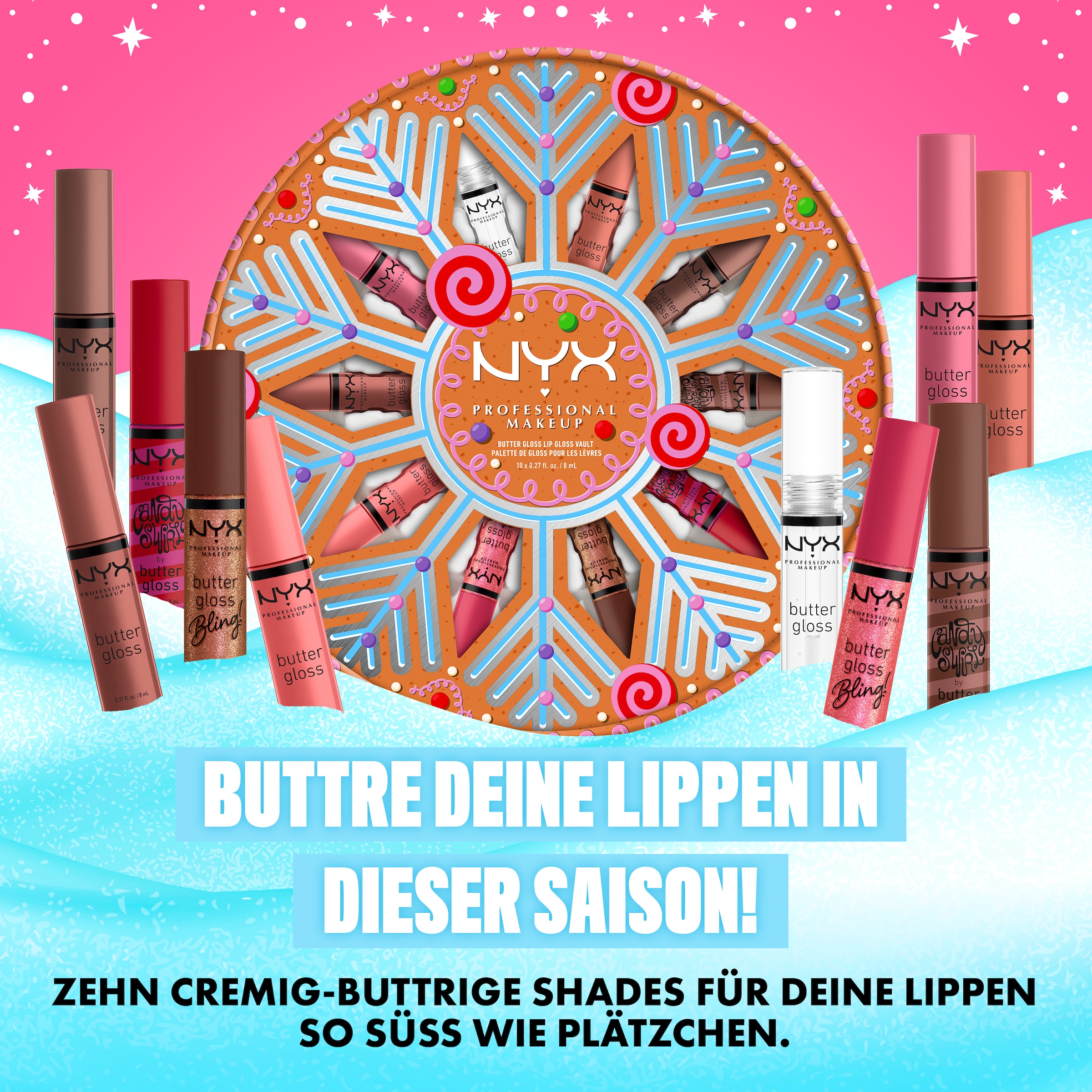 NYX Lipgloss »NYX Professional Makeup Butter Gloss Kit«