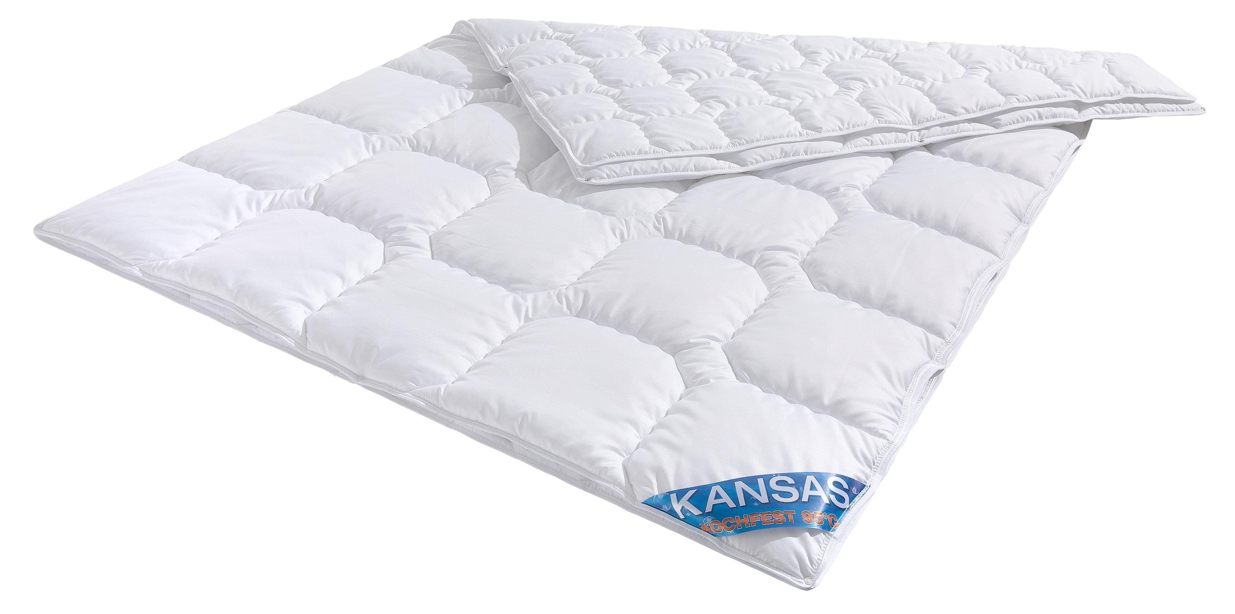 f.a.n. Schlafkomfort Microfaserbettdecke »Kansas«, 4-Jahreszeiten, (1 St.), Bettdecke in 135x200 oder 155x220 cm, Wärmeklasse 4-Jahreszeiten