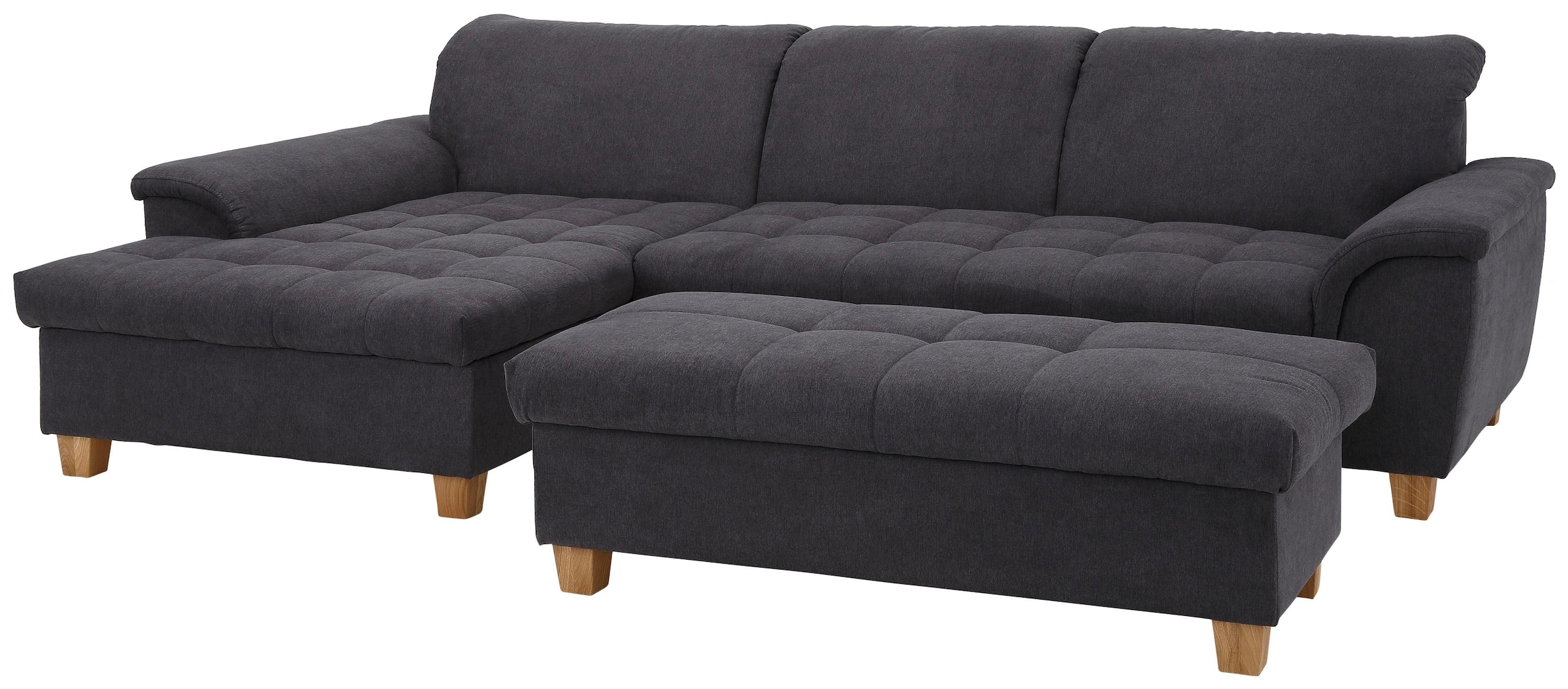 Home affaire Ecksofa »Lyla fester Sitzkomfort, bequeme Armlehnen, Breite 27 günstig online kaufen