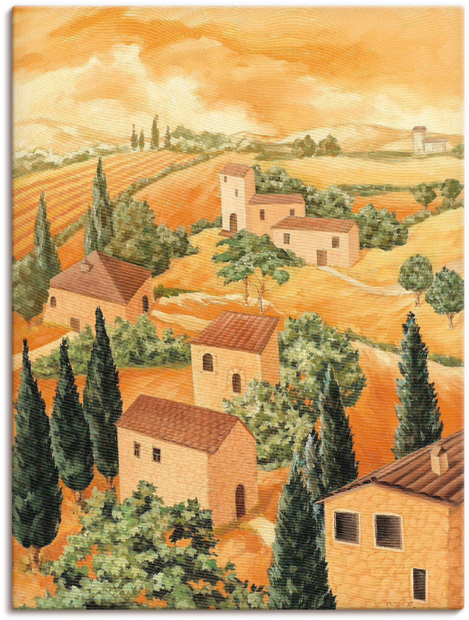 Artland Wandbild »Landschaft Italien«, Europa, (1 St.), als Alubild, Outdoo günstig online kaufen