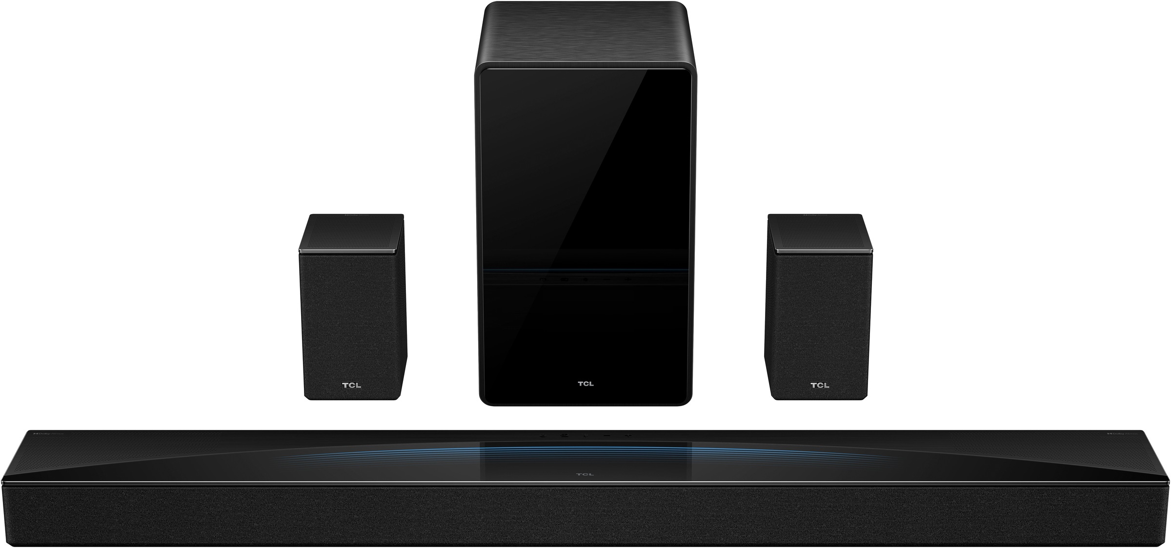TCL Soundbar »Q85HE 7.1.4 Dolby Atmos und Ray Danz«, AI Sonic, 820 Watt, Airplay, HDMI, Bluetooth, Wandhalterung, Subwoofer