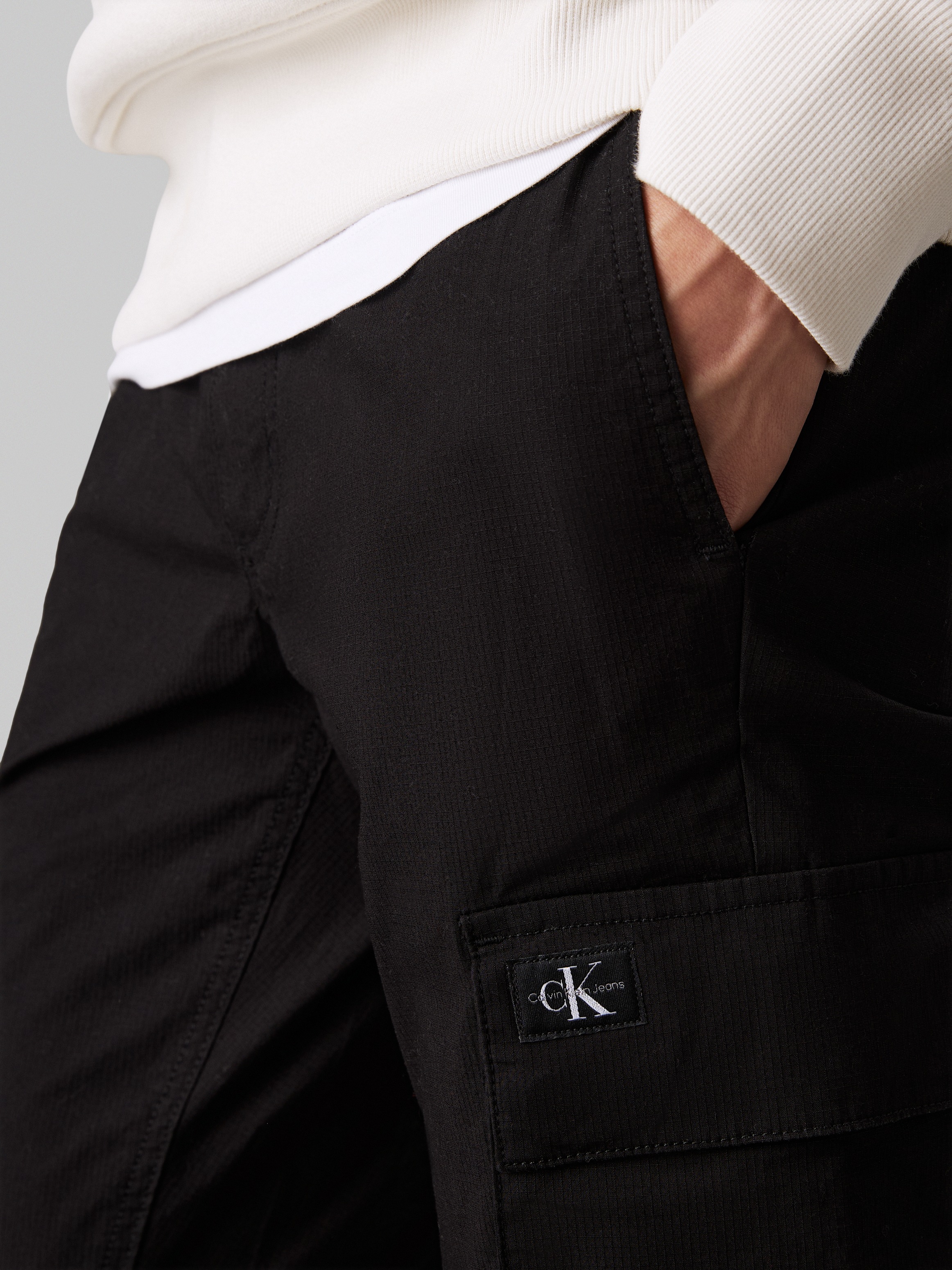 Calvin Klein Jeans Cargohose »SKINNY CARGO«, mit Logopatch